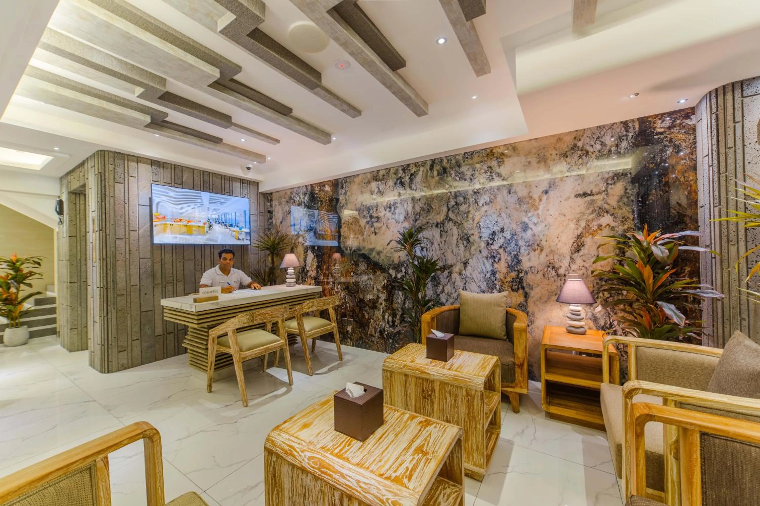 Lobby or reception in Hotel Ocean Grand at Hulhumale