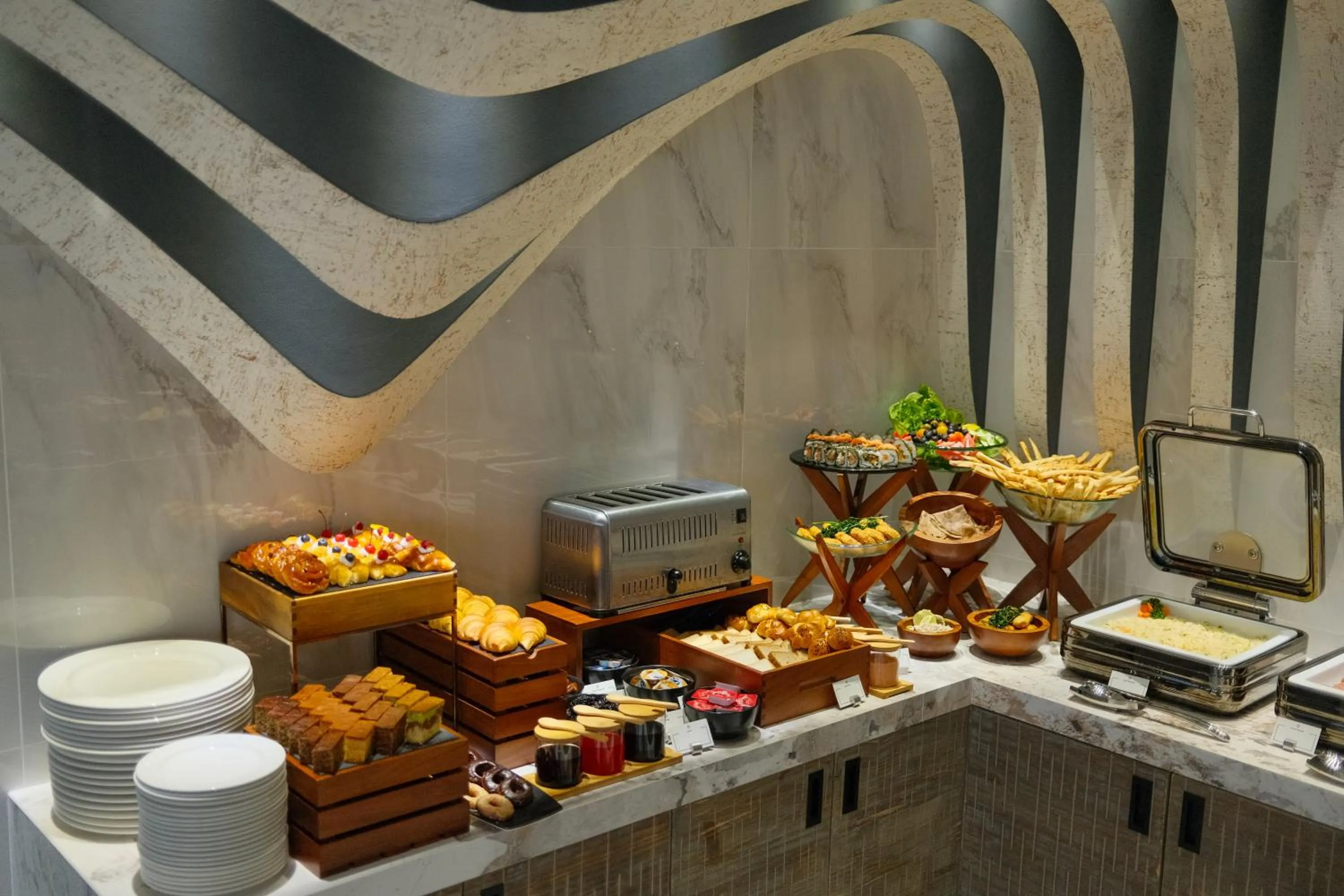 Breakfast in Hotel Ocean Grand at Hulhumale