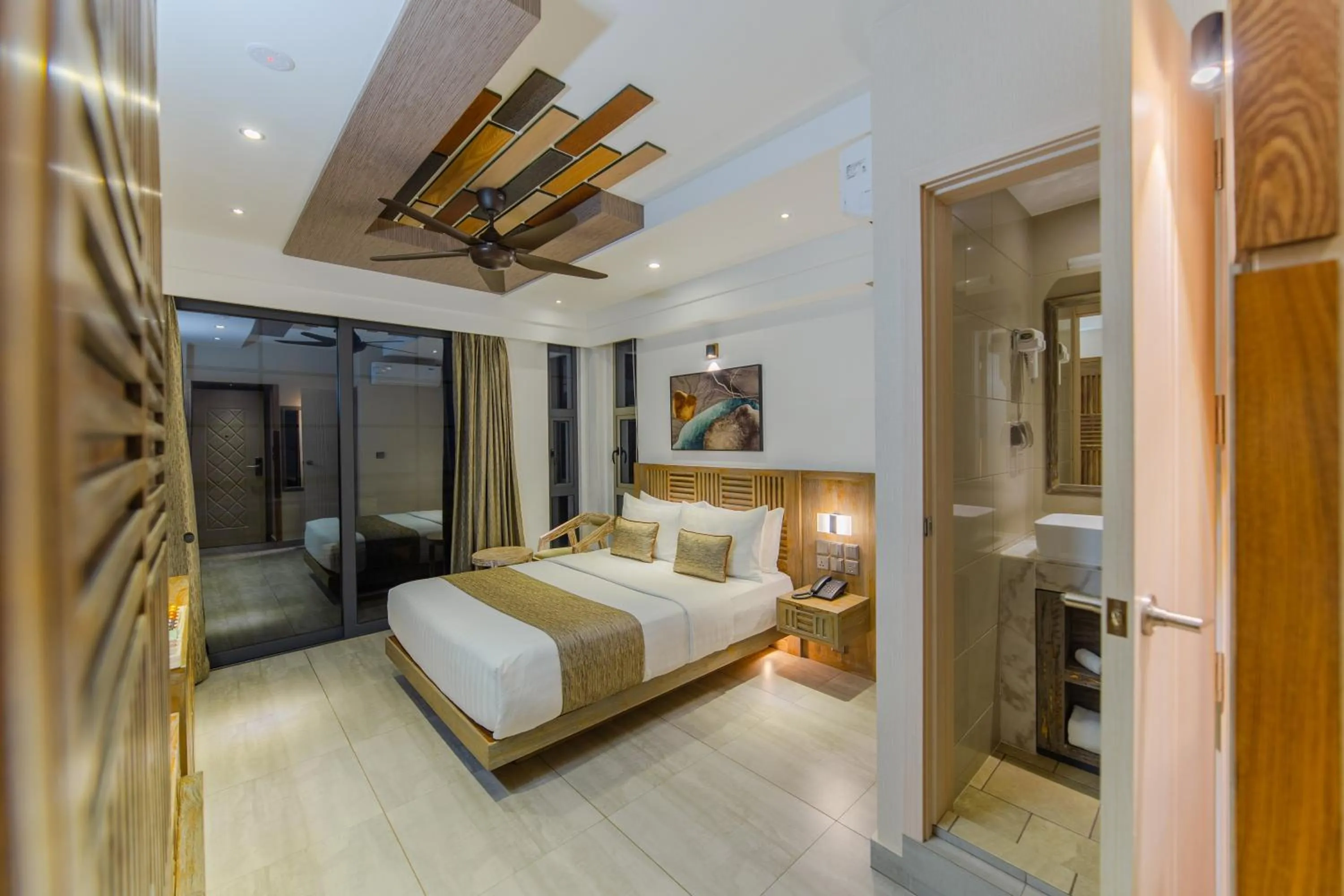 Bedroom, Bed in Hotel Ocean Grand at Hulhumale