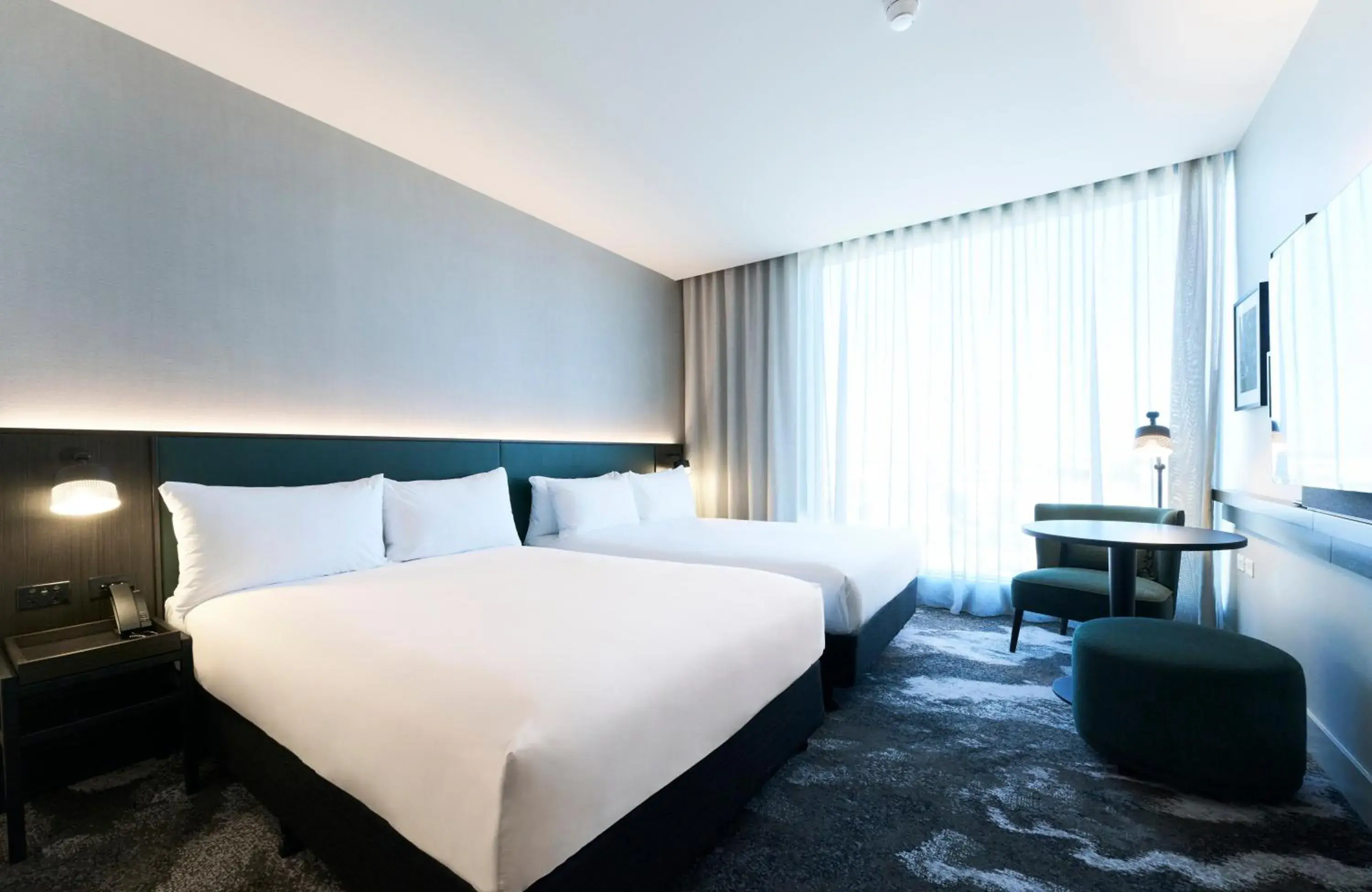 Deluxe Double Room with Two Double Beds in Novotel Melbourne Airport Deluxe Double Room with Two Double Beds in Novotel Melbourne Airport