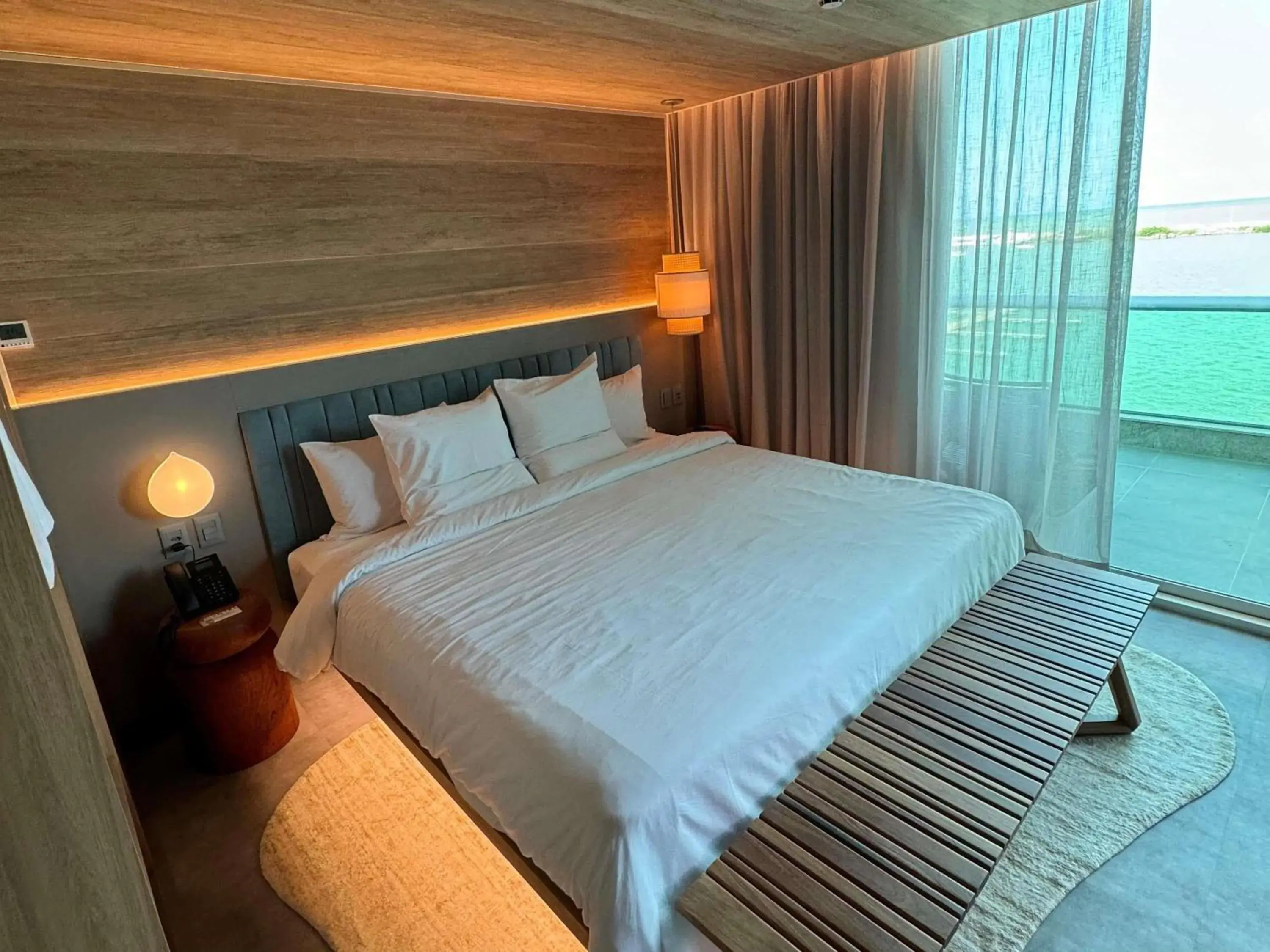 Junior King Suite with Sofa Bed and Balcony Sea view - single occupancy in Novotel Recife Marina Junior King Suite with Sofa Bed and Balcony Sea view - single occupancy in Novotel Recife Marina