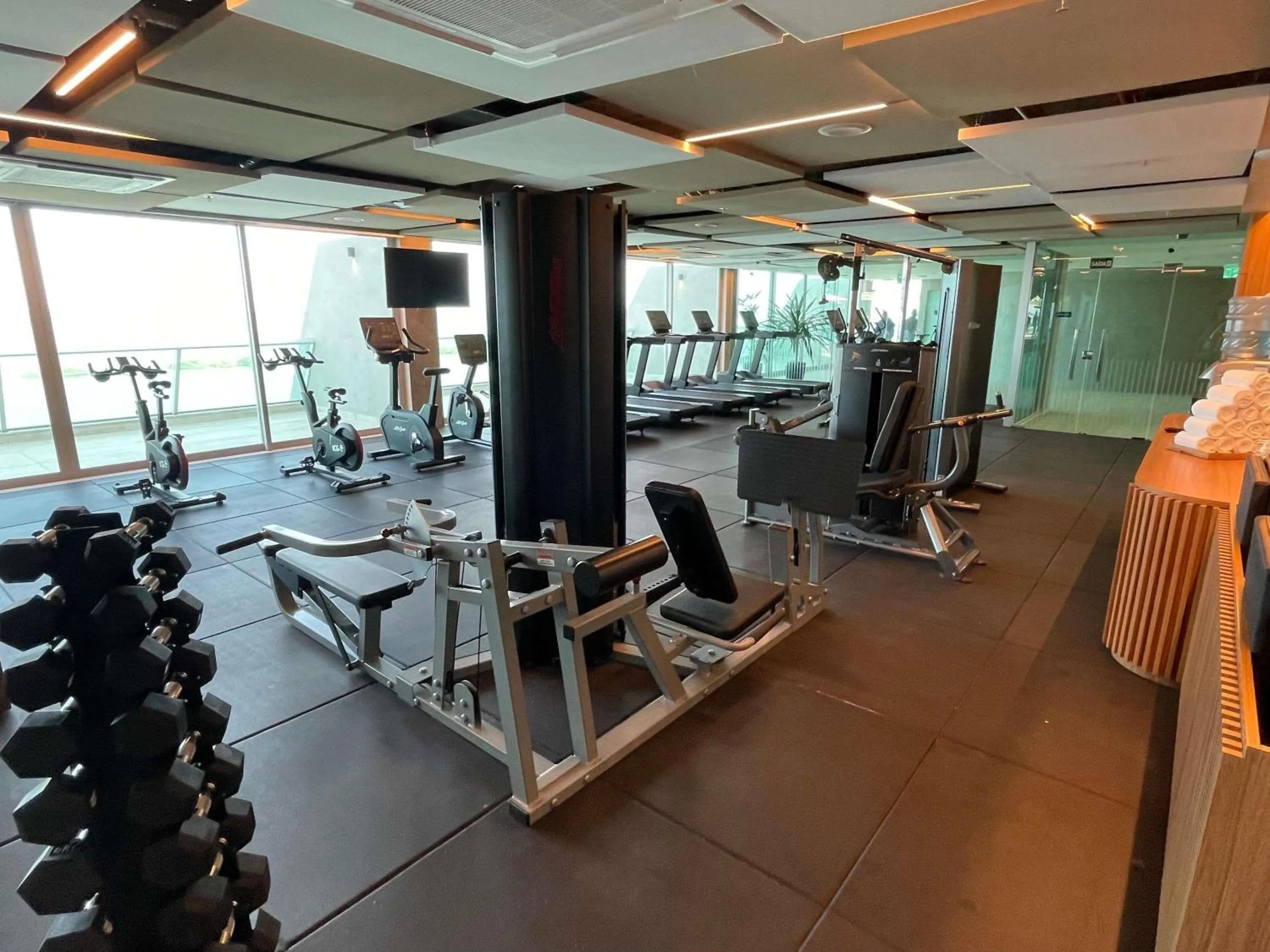 Fitness centre/facilities in Novotel Recife Marina