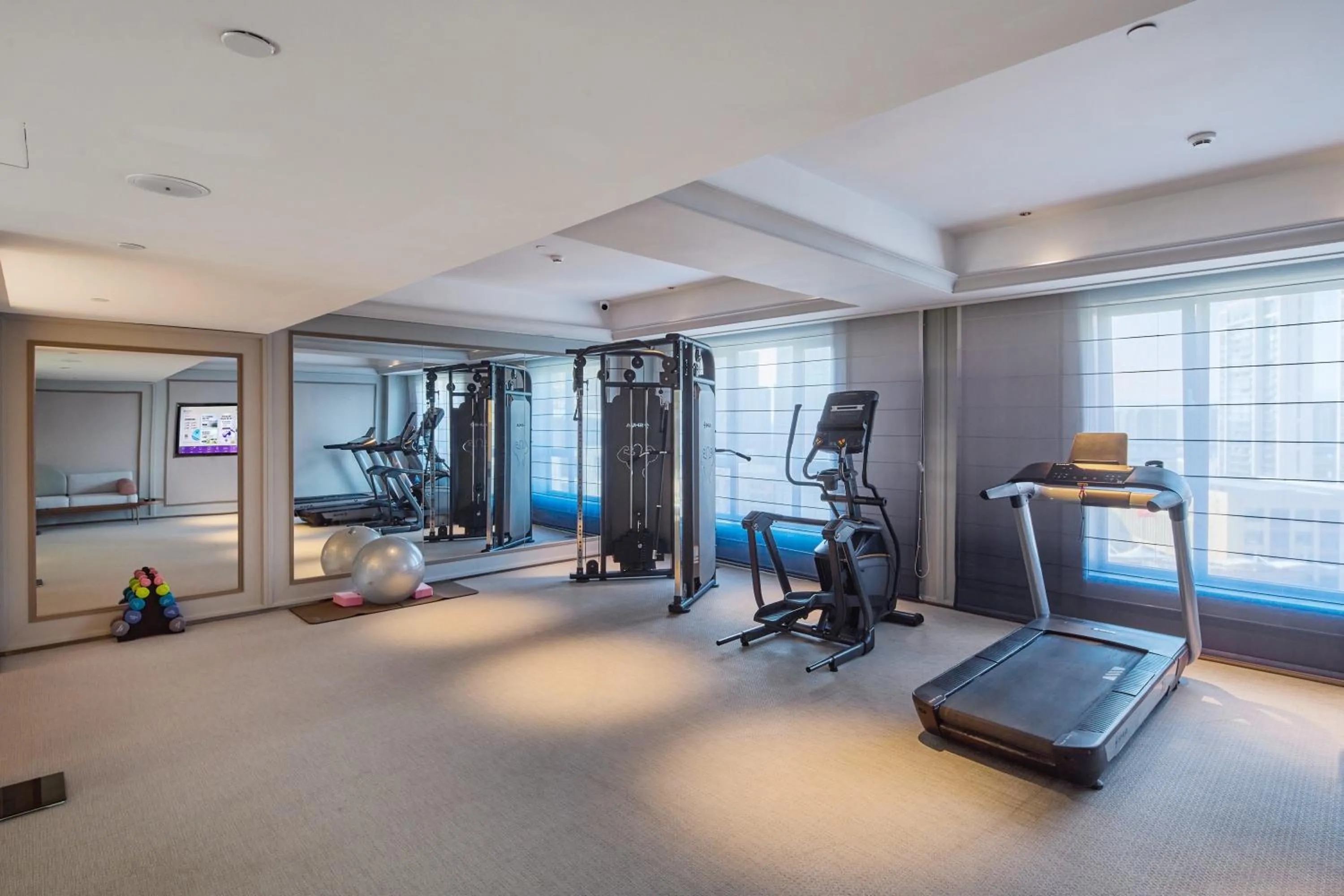 Fitness centre/facilities in Mercure Yiwu International Trade City