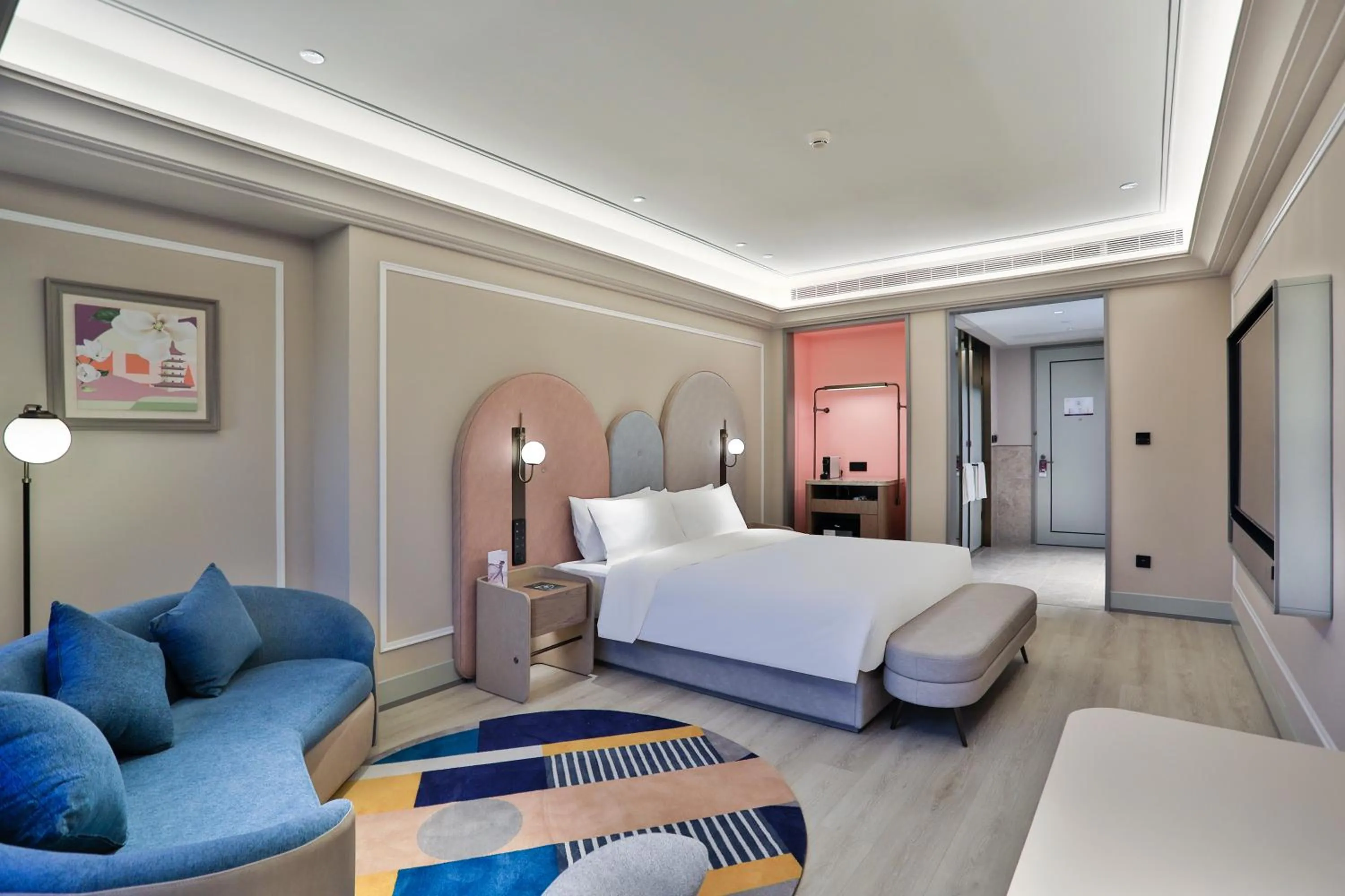 Bed in Mercure Hangzhou Xixi Zijingang