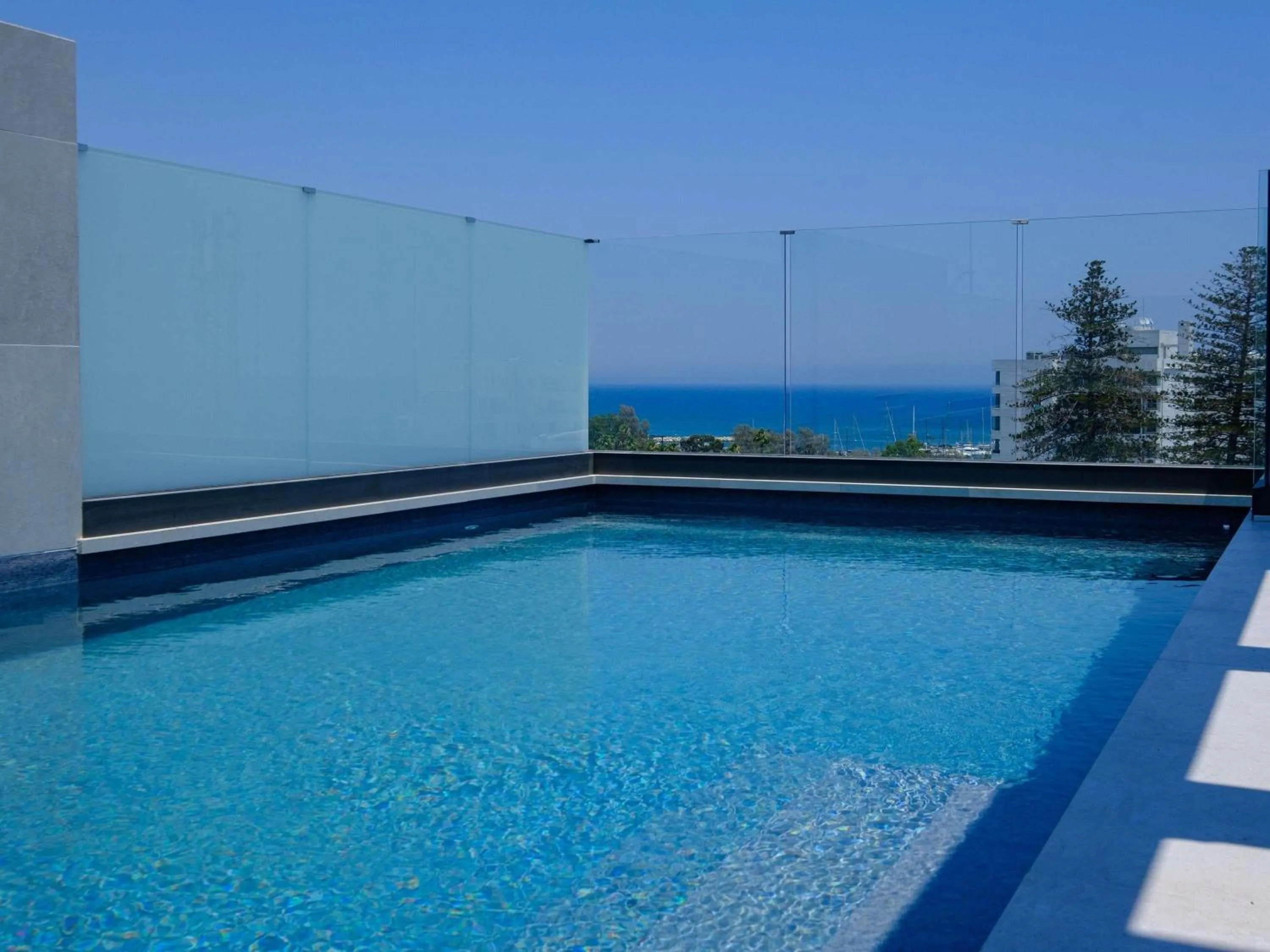Pool view in Mercure Larnaca Finikoudes Beach