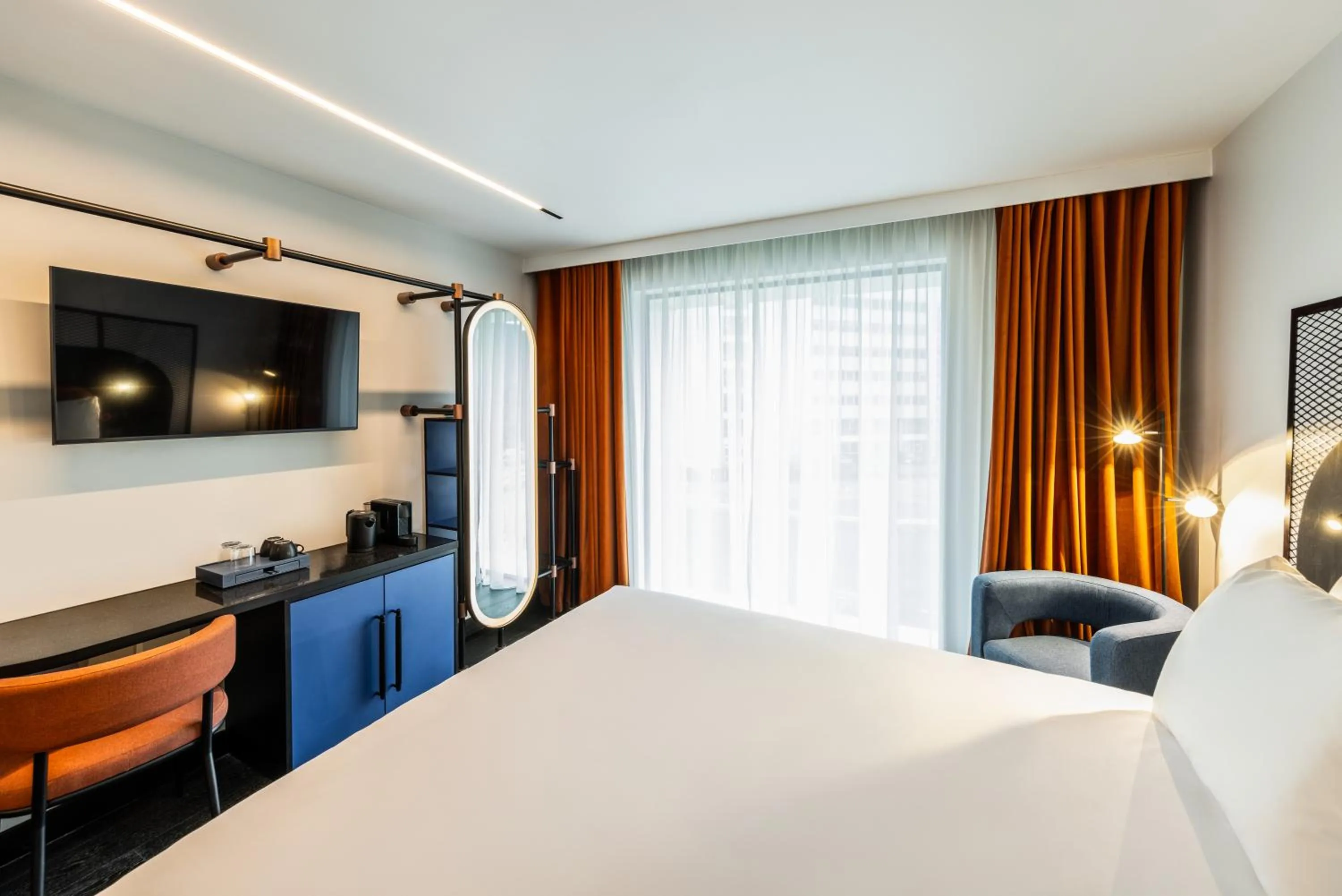 Bedroom, Bed in TRIBE Manchester Airport by Accor