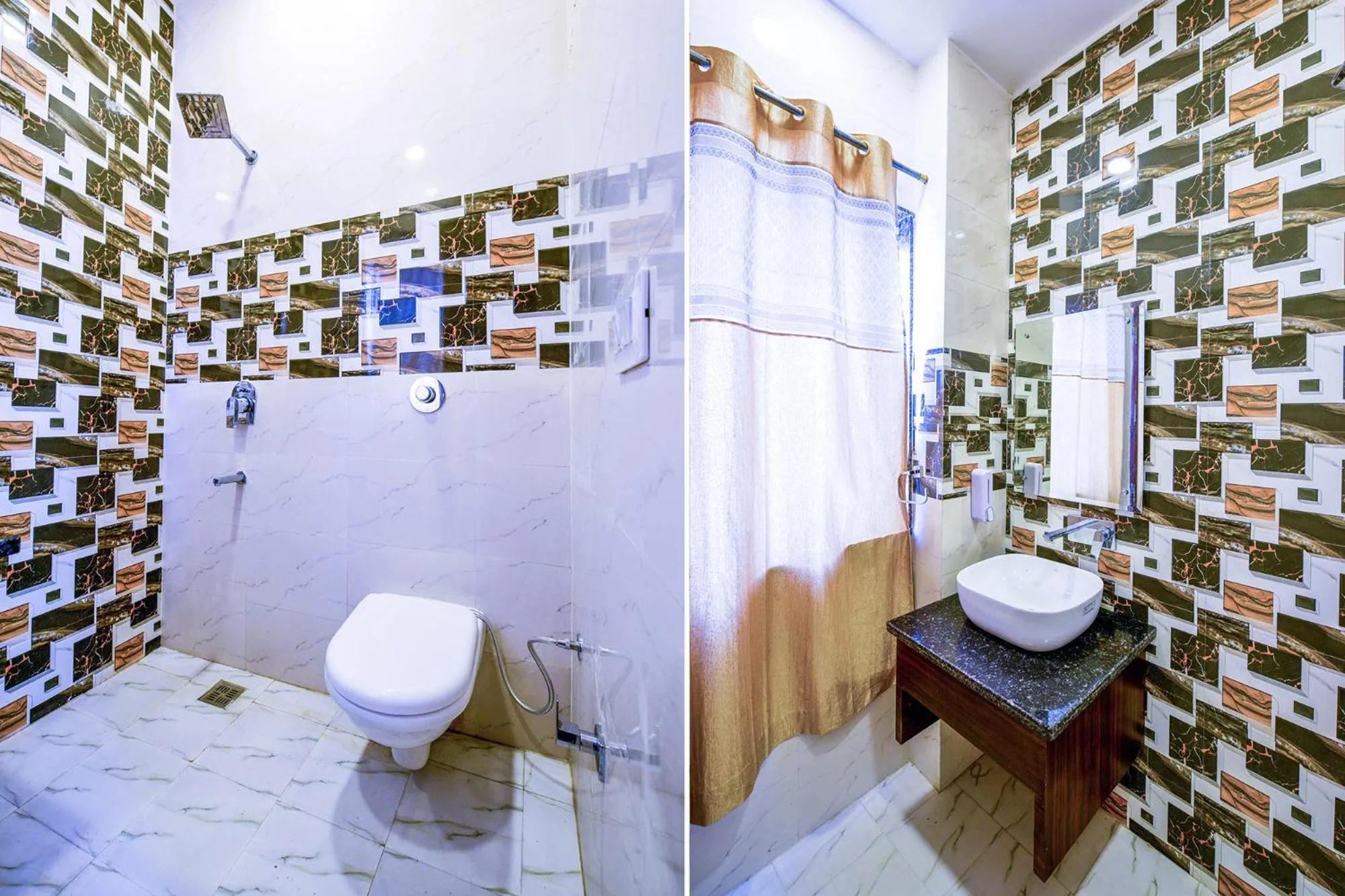 Bathroom in FabHotel Lohgarh Inn