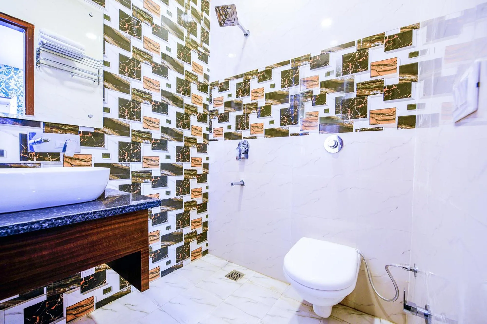 Bathroom in FabHotel Lohgarh Inn