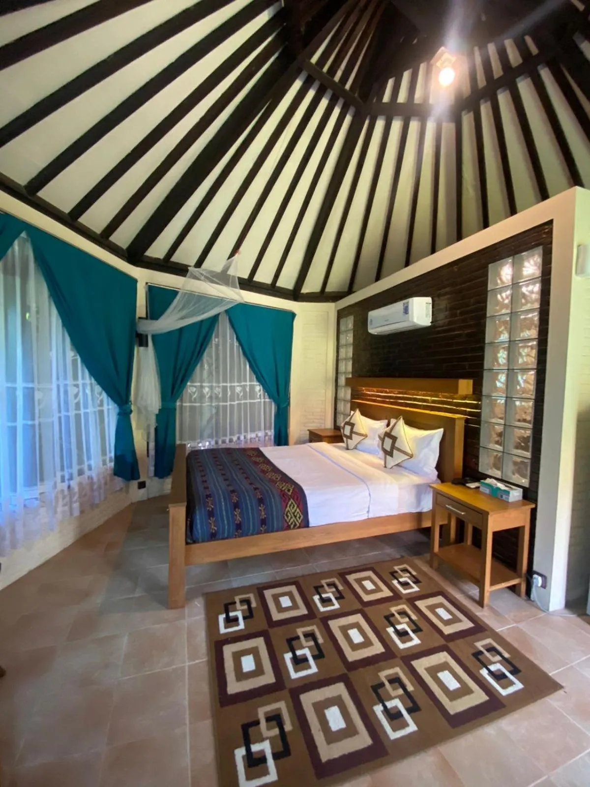 Bed in Jepara Marina Beach Bungalows