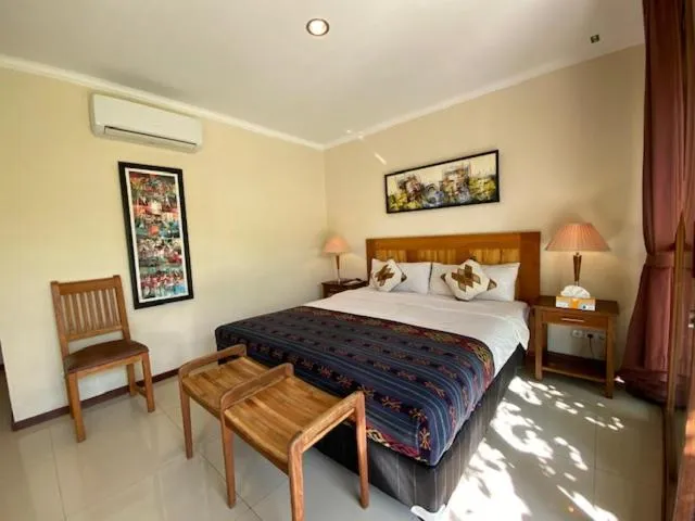 Bed in Jepara Marina Beach Bungalows