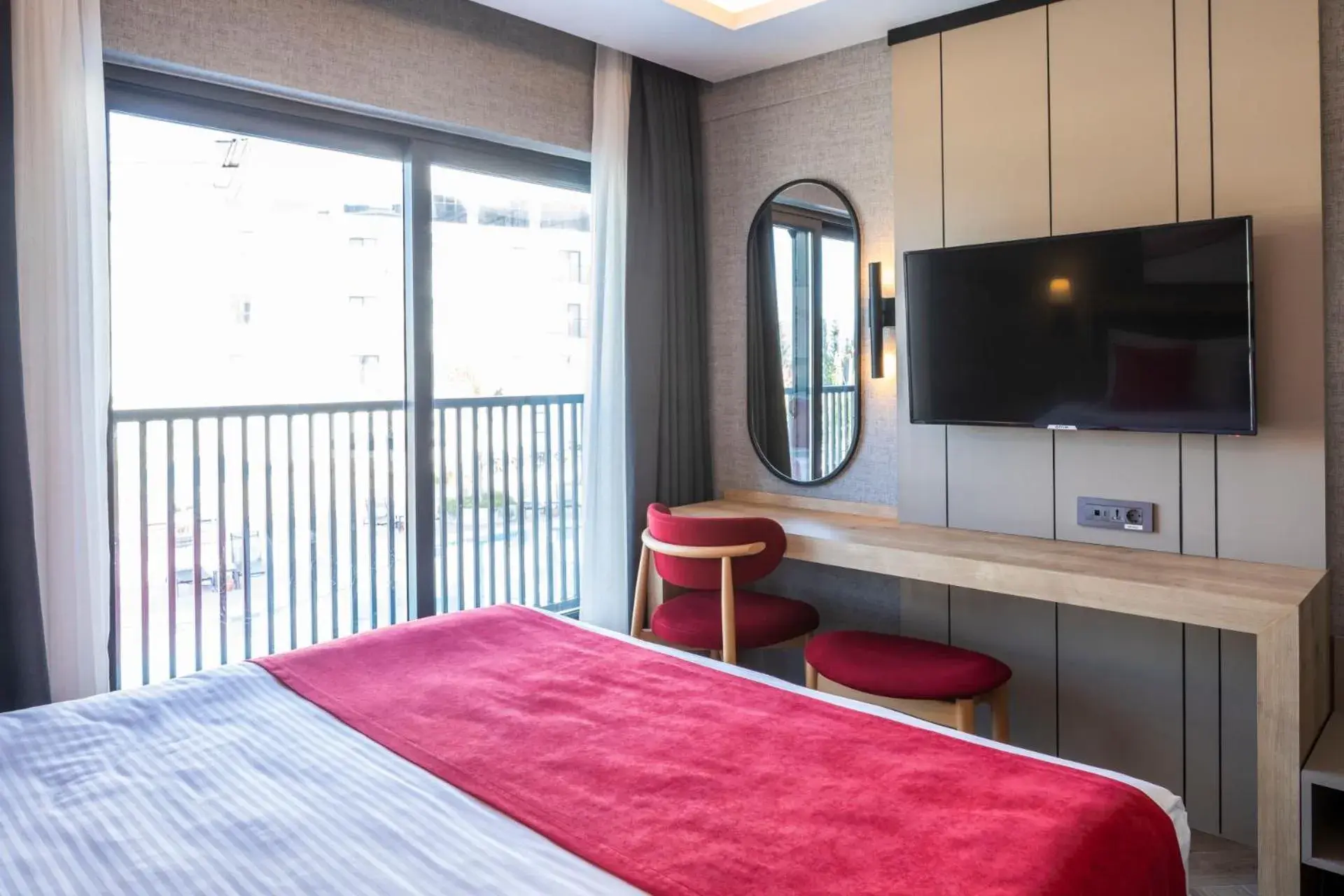 Standard Room with French Bed and Poolside - Mobility Accessible in Ramada by Wyndham Dalaman Standard Room with French Bed and Poolside - Mobility Accessible in Ramada by Wyndham Dalaman