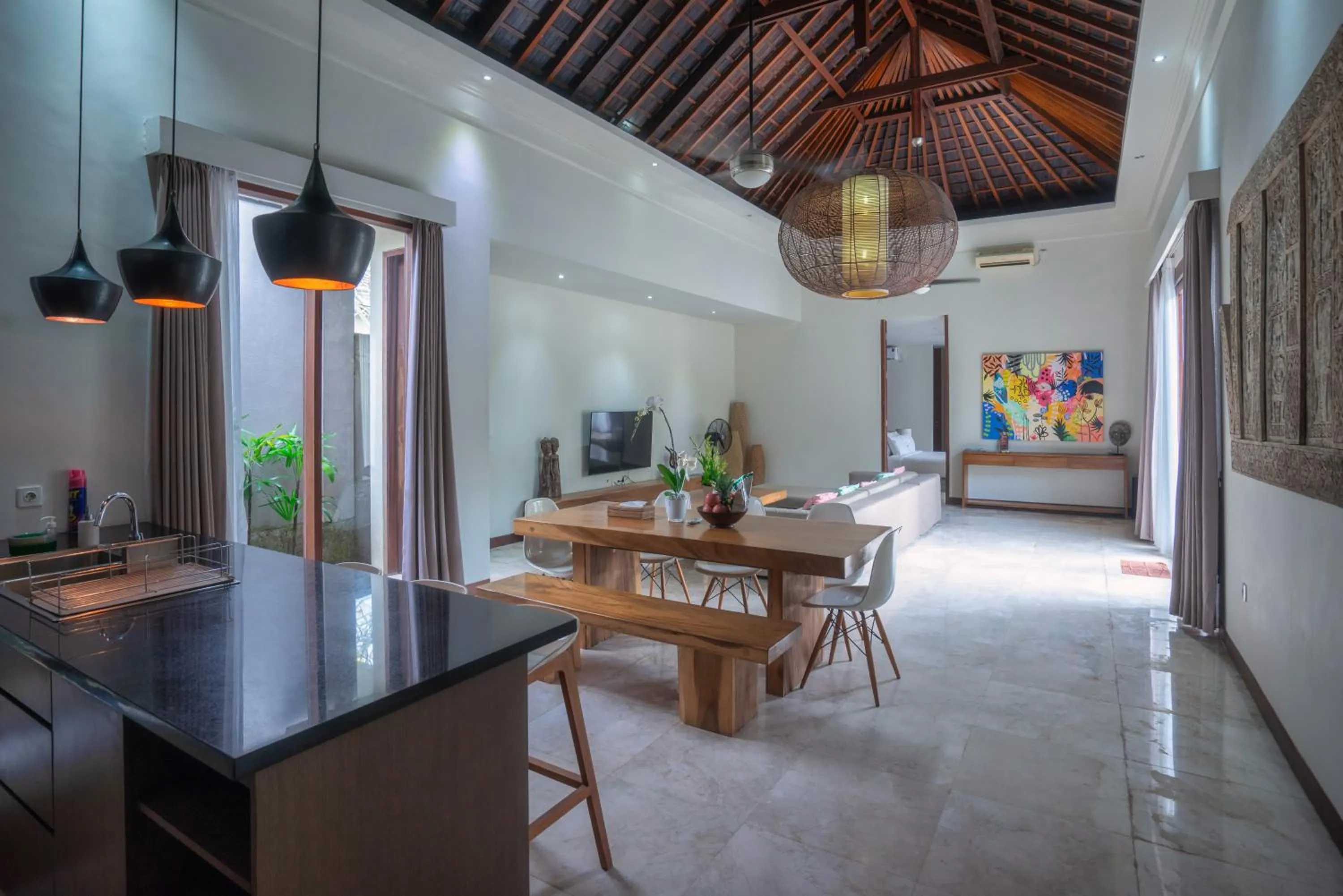 Living room in Bale Mandala Villas