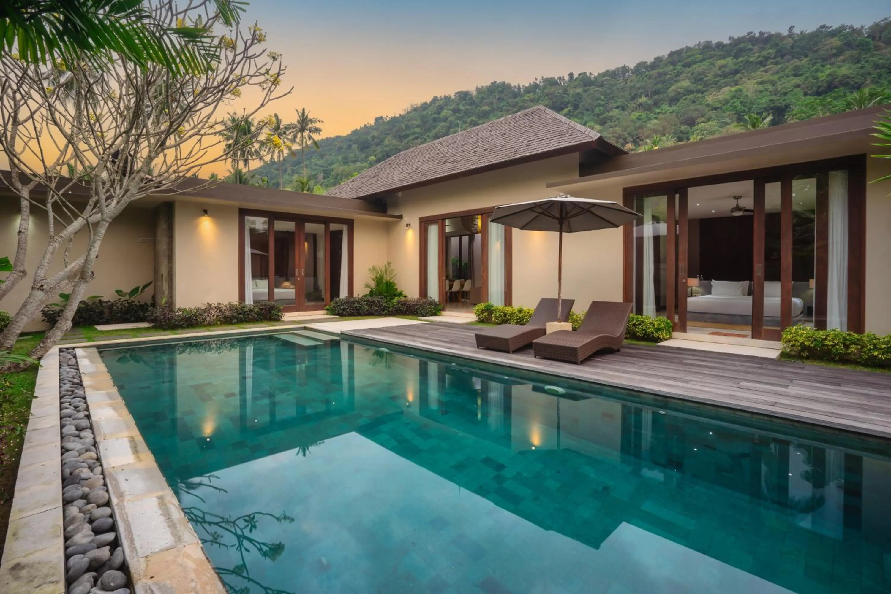 Swimming pool in Bale Mandala Villas