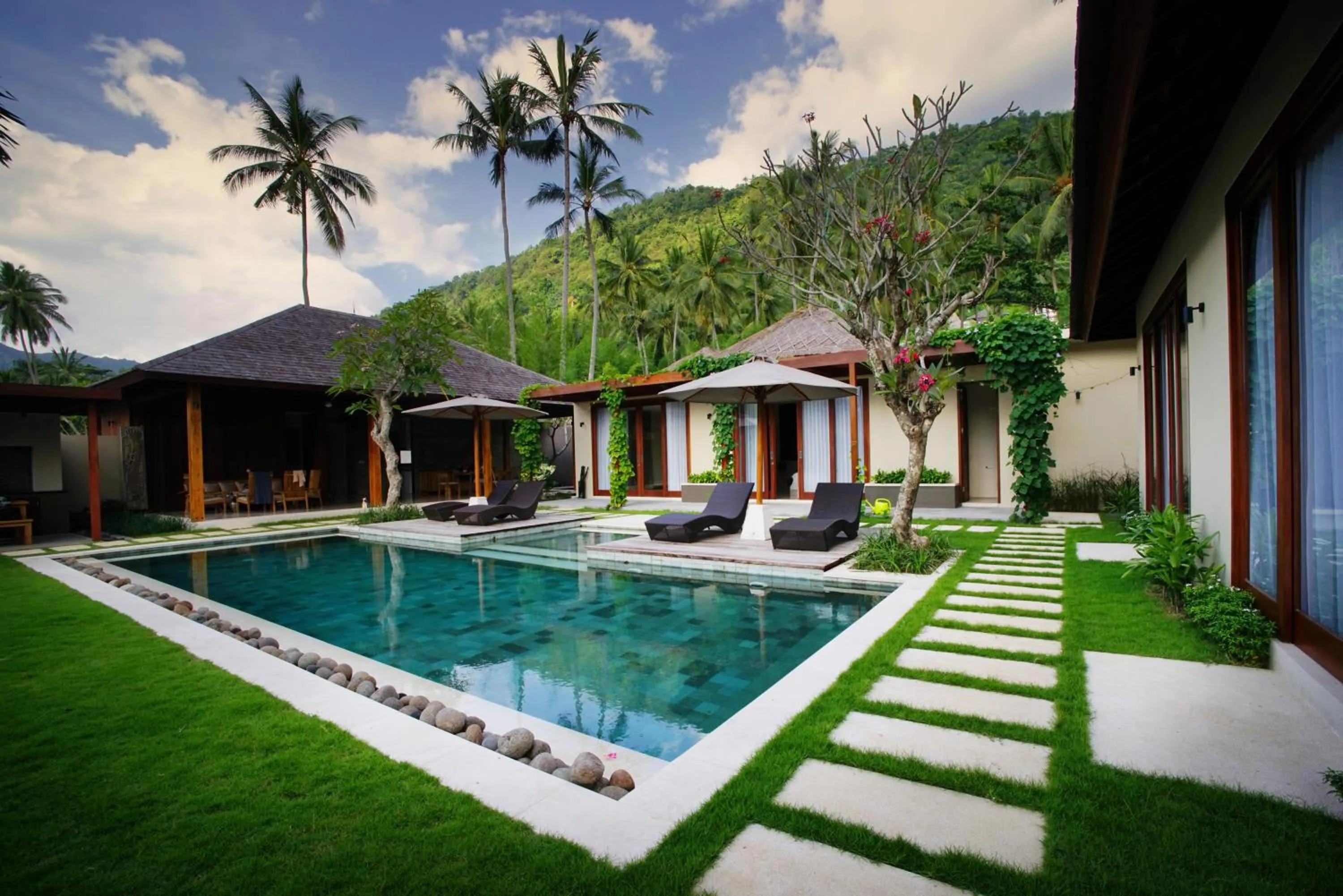 Swimming pool in Bale Mandala Villas