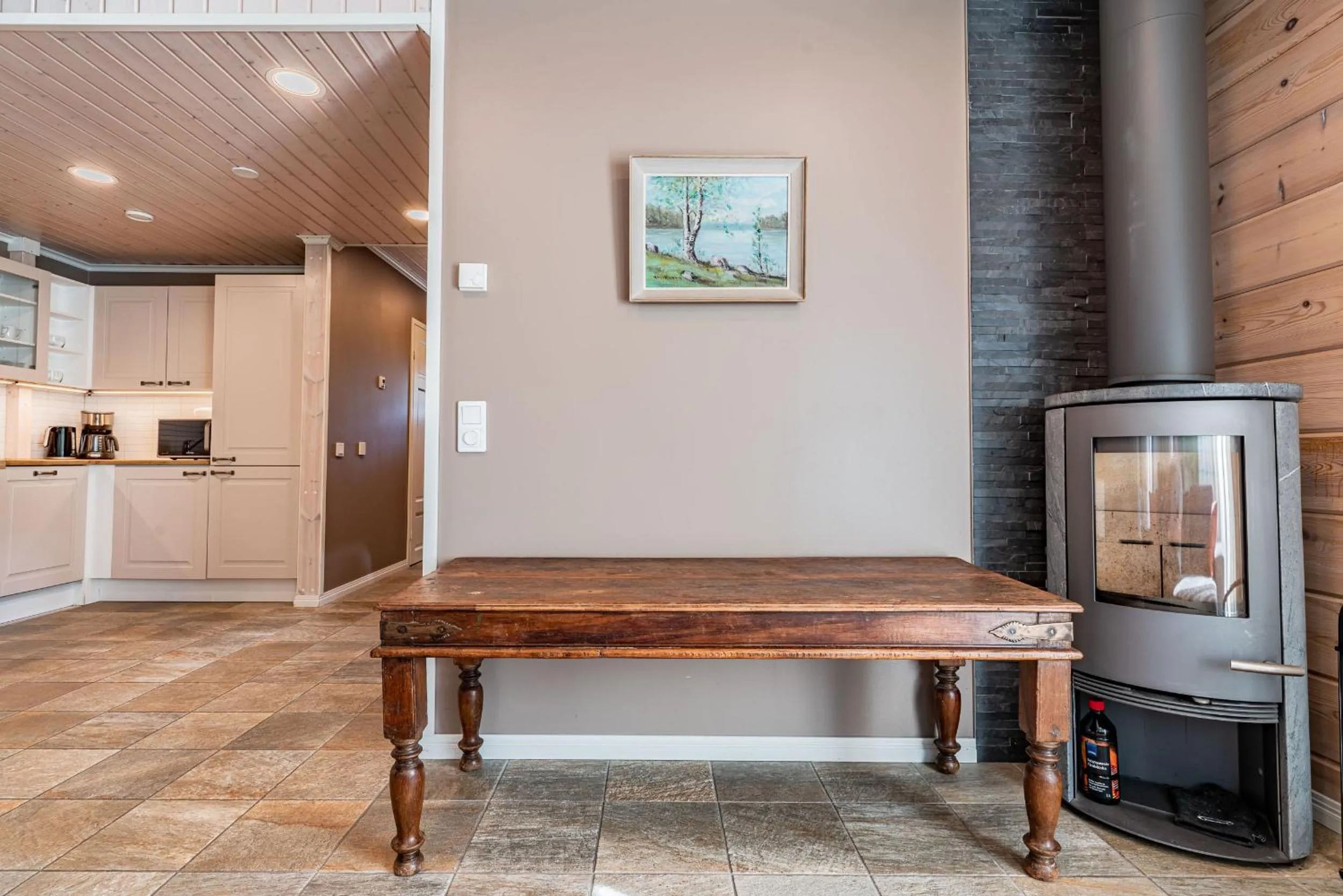 Seating area in Saimaa Life Apartments