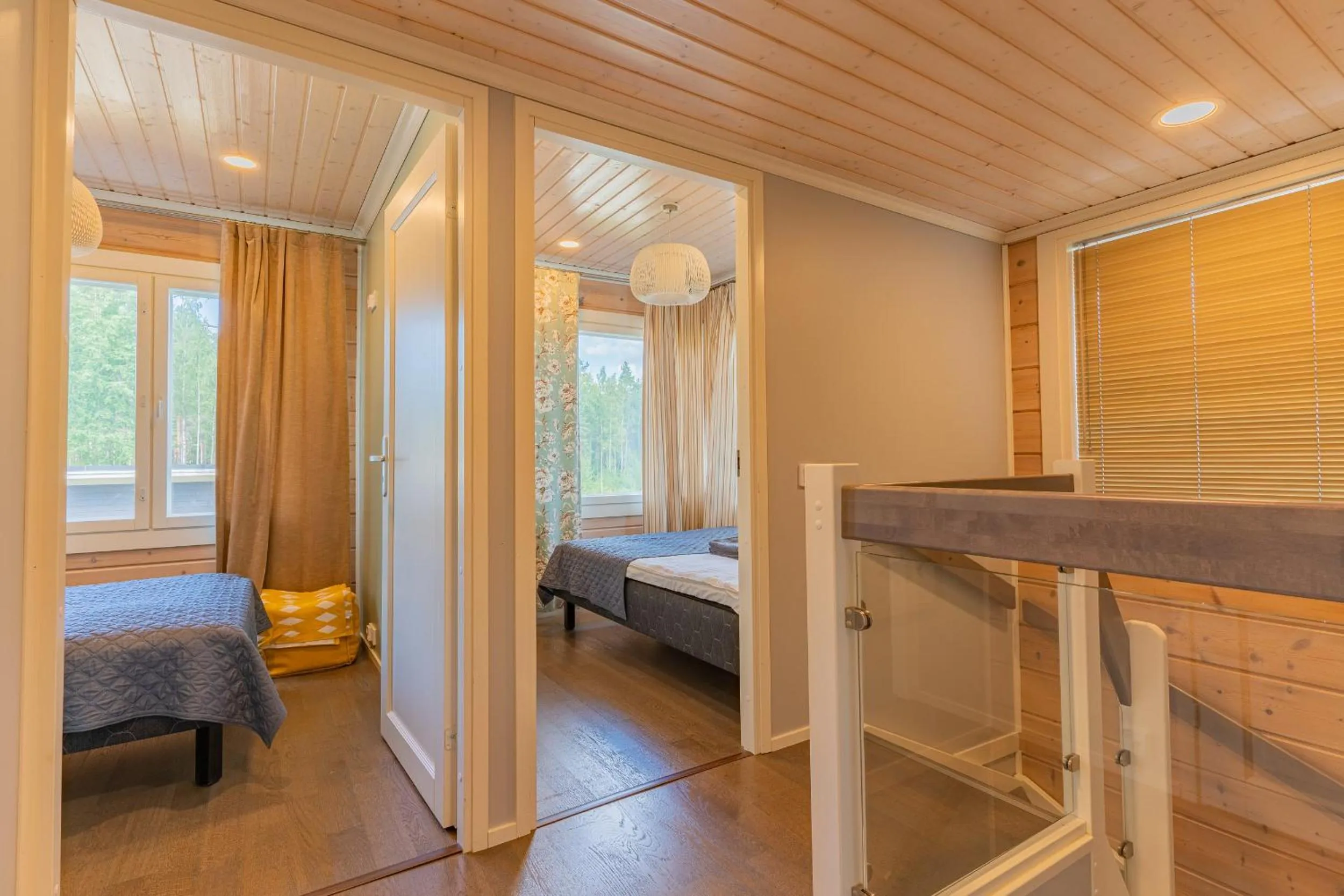 Bed in Saimaa Life Apartments