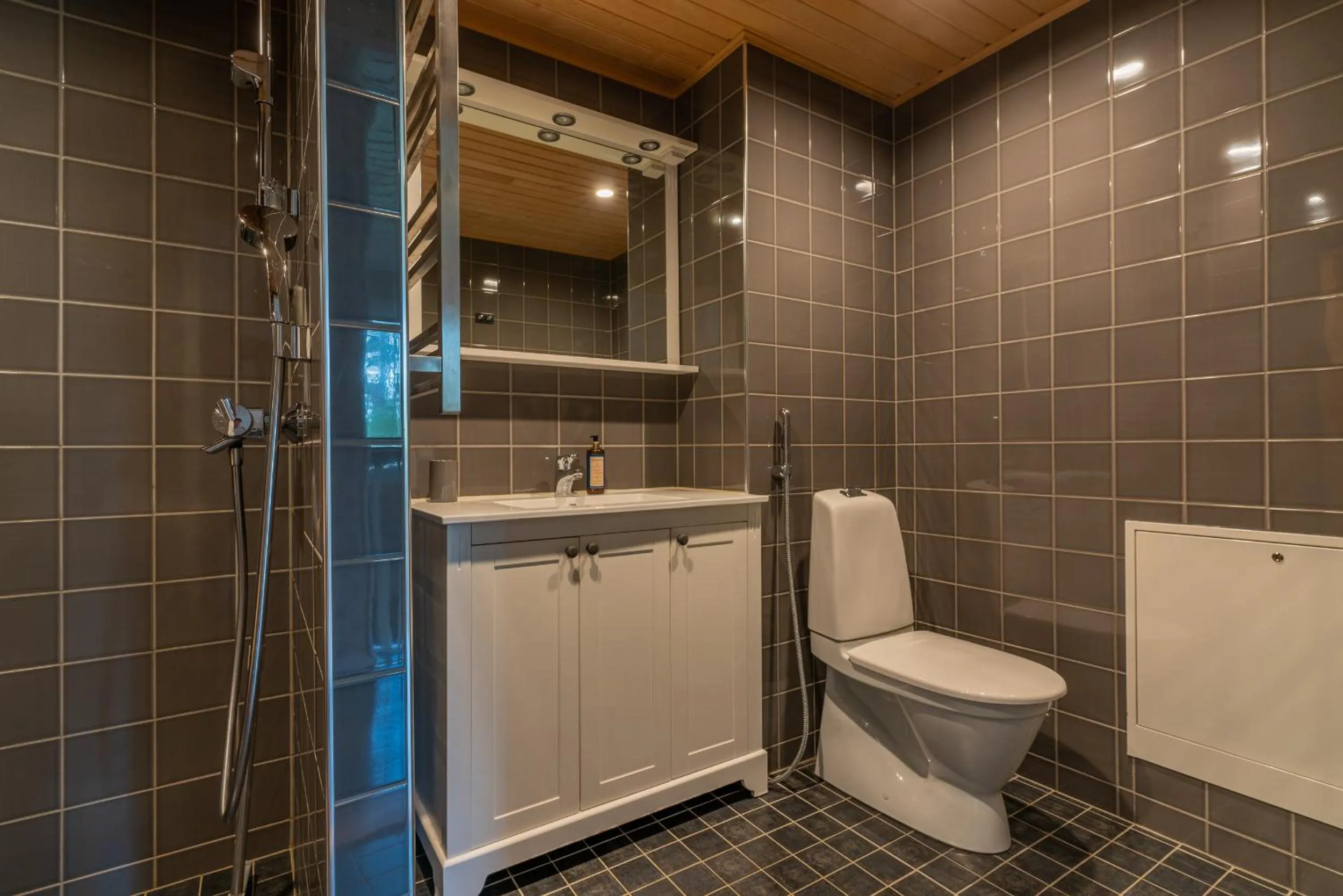 Shower in Saimaa Life Apartments