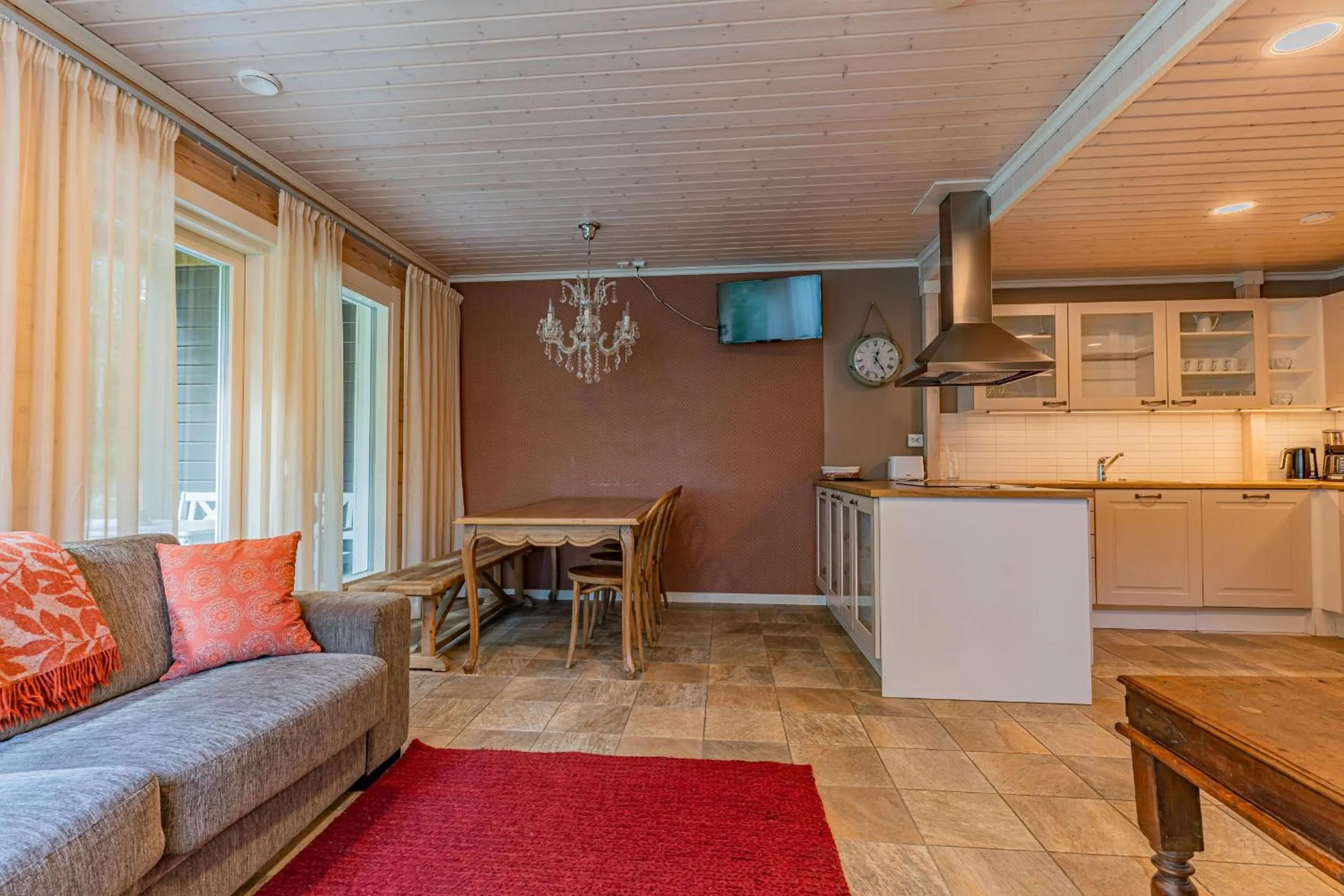 Kitchen or kitchenette in Saimaa Life Apartments