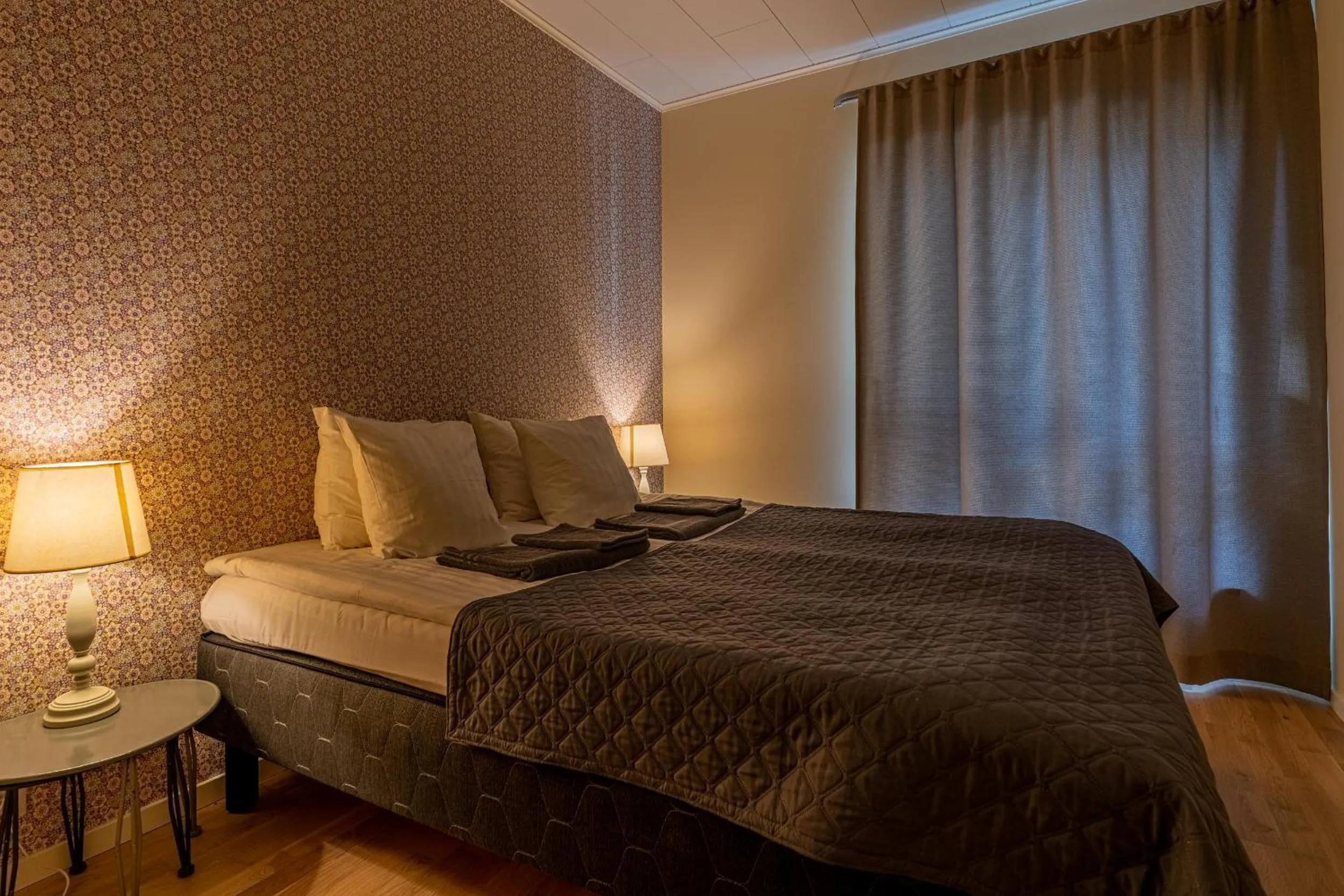 Bed in Saimaa Life Apartments