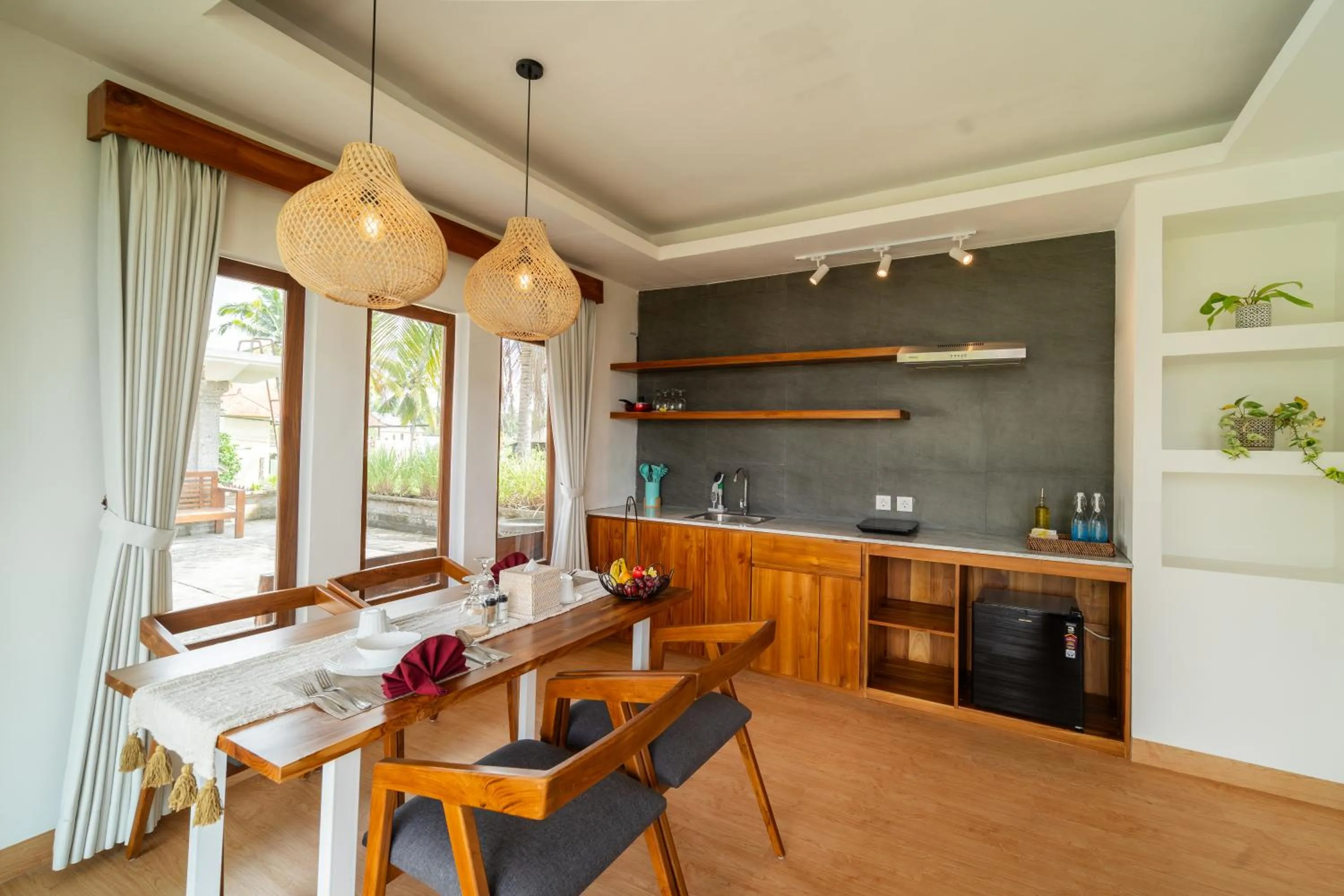 kitchen in Om Ham Retreat and Resort