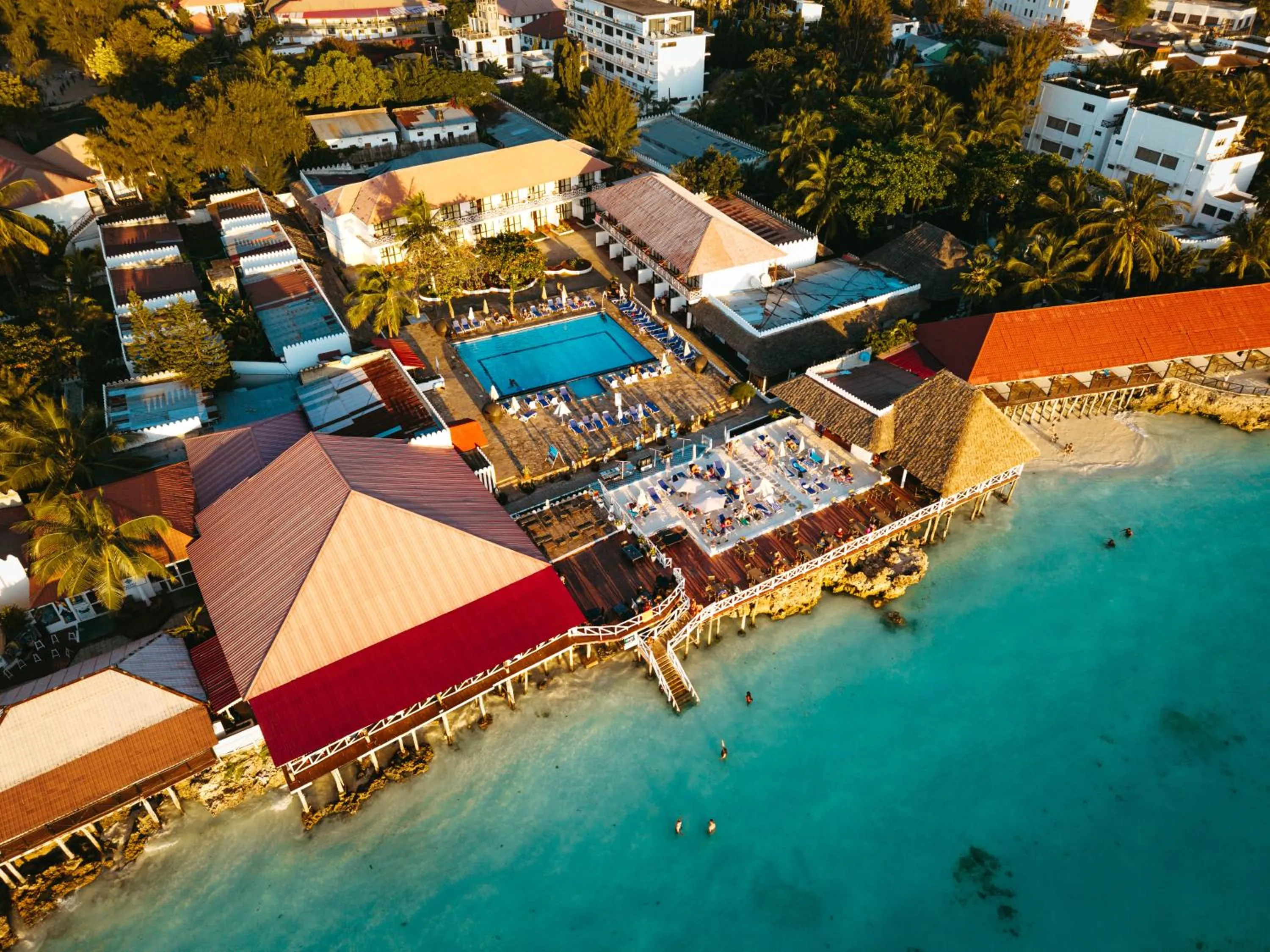 Bird's eye view in Amaan Beach Bungalows