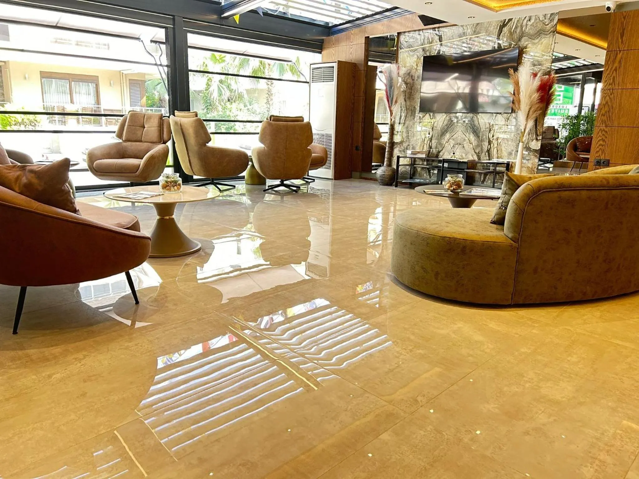 Lobby or reception in Sam Hotel