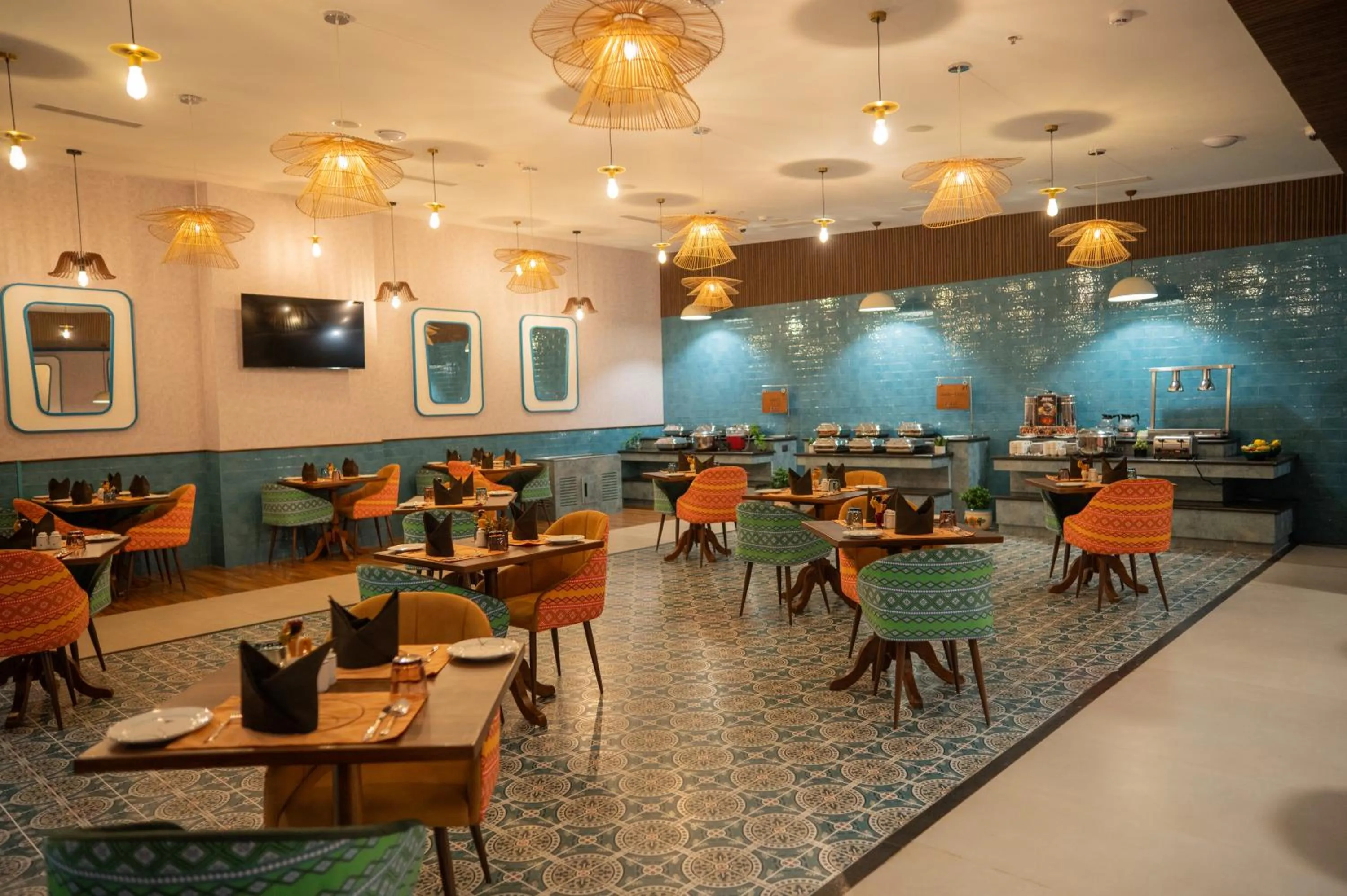 Restaurant/places to eat in ZIBE Luxe Kakinada by GRT Hotels