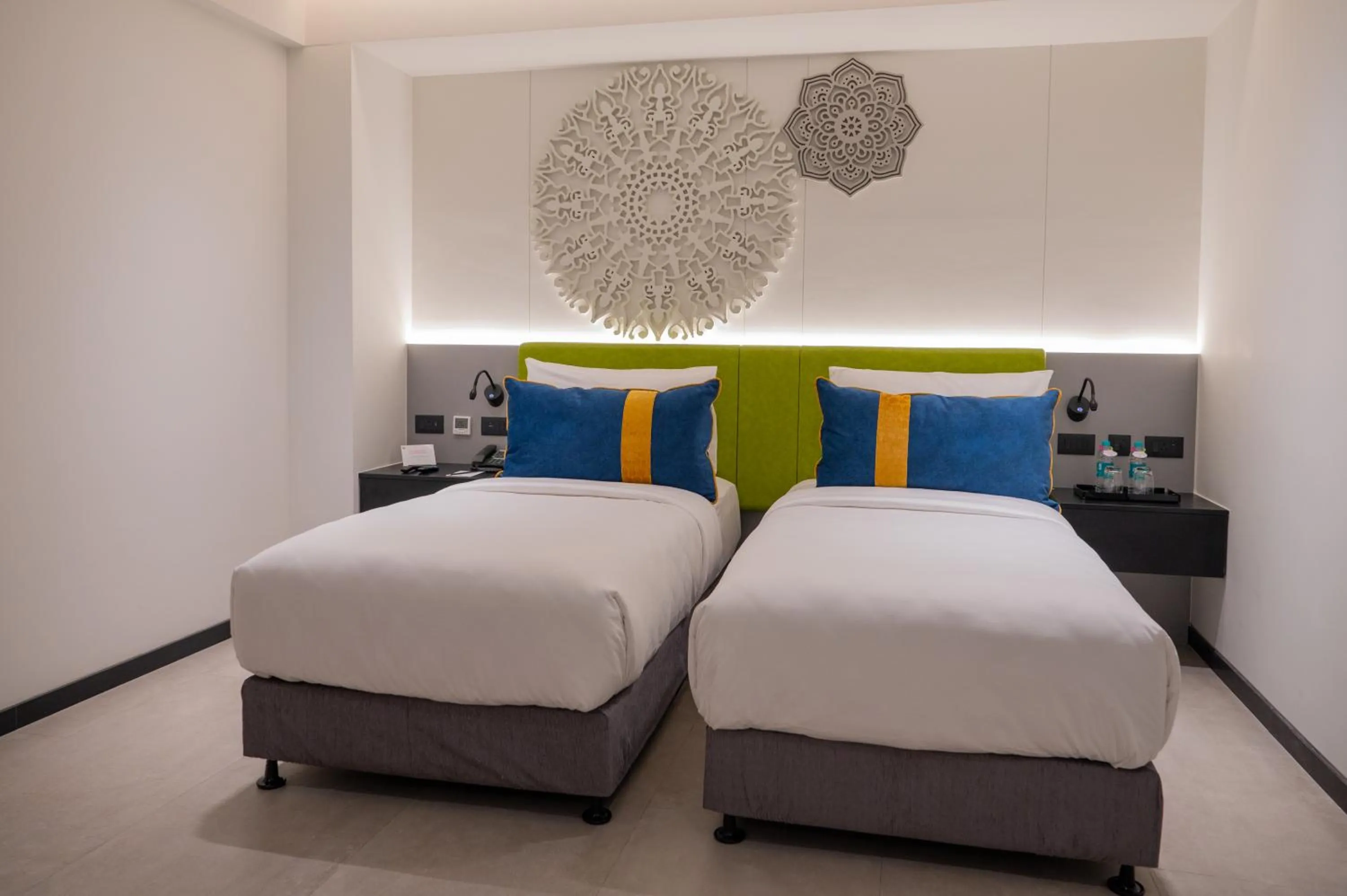 Bedroom, Bed in ZIBE Luxe Kakinada by GRT Hotels