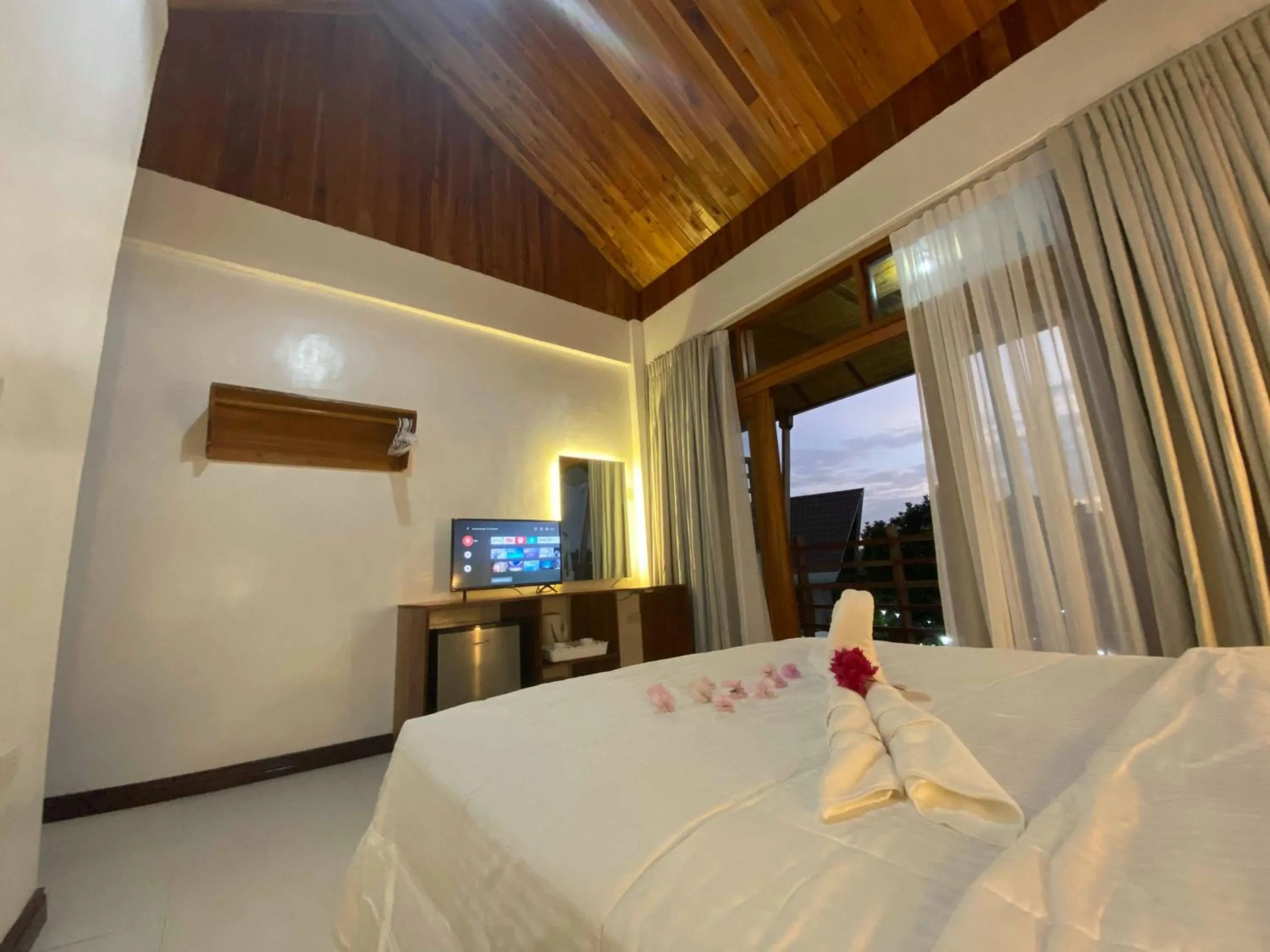 Bed in Ananda Resort