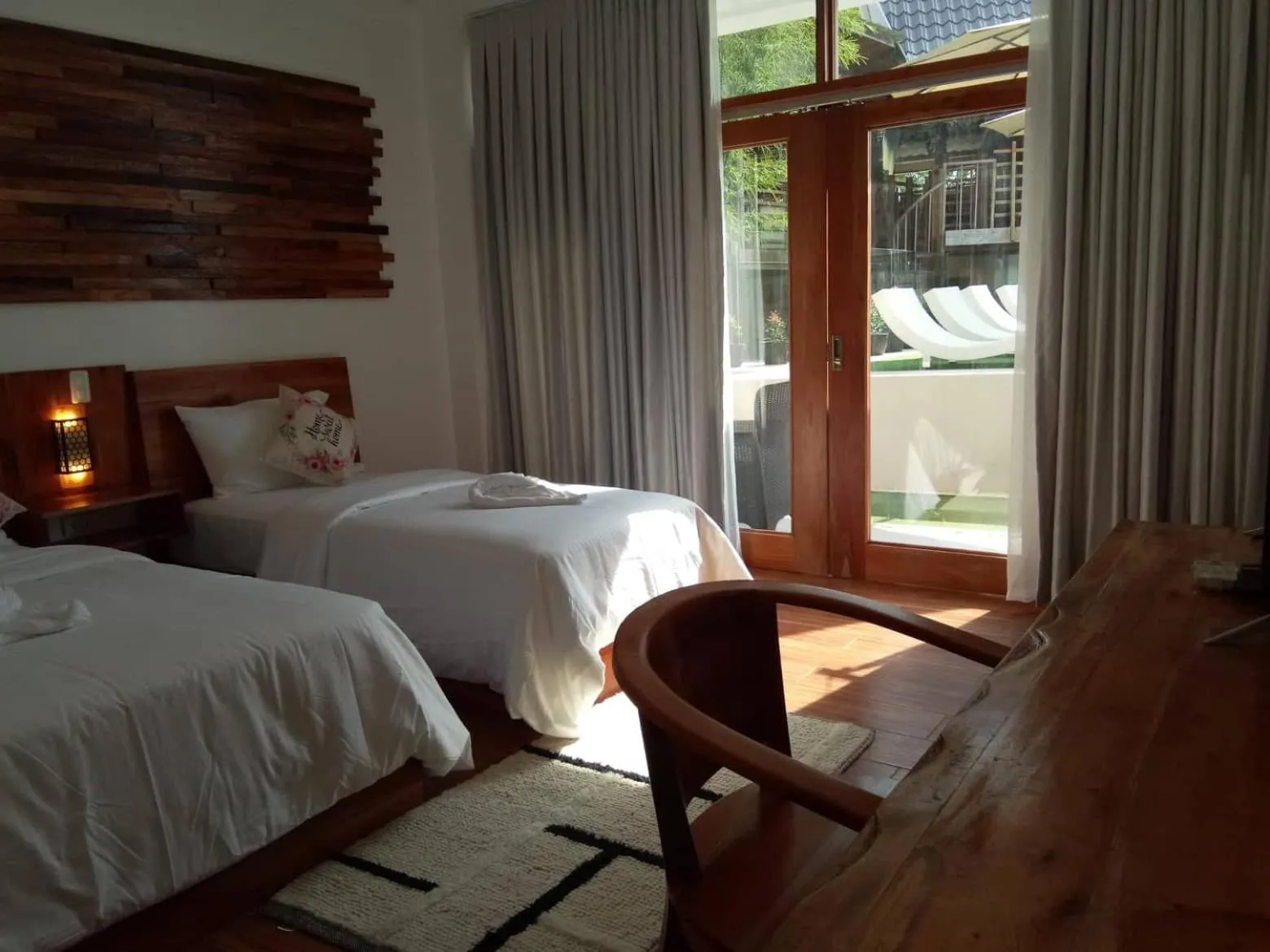 Bed in Ananda Resort