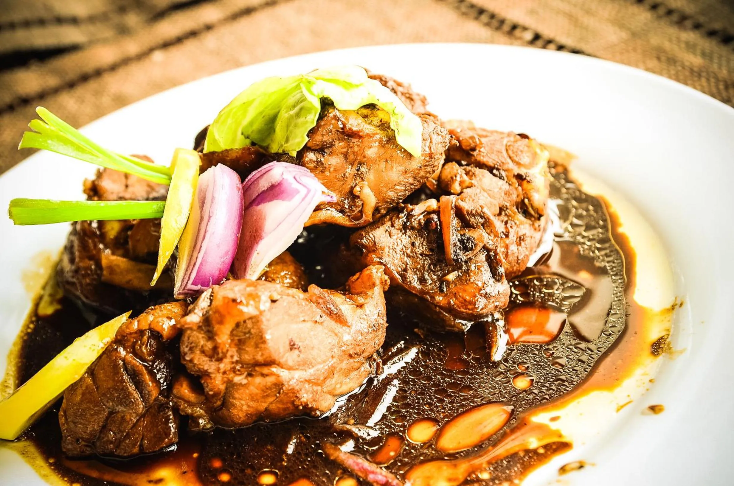 Food close-up in Ananda Resort