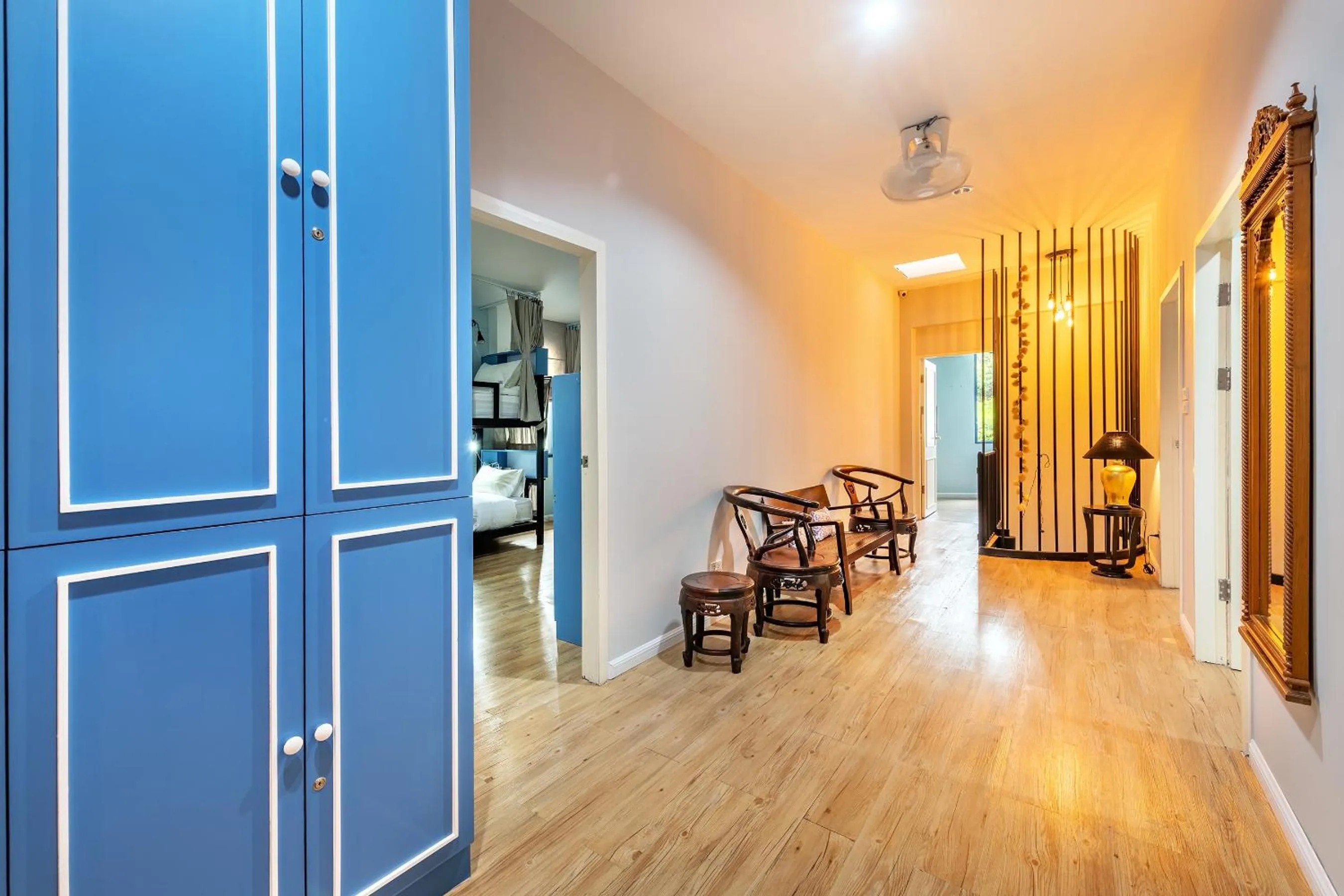 Seating area in Visut House Hostel