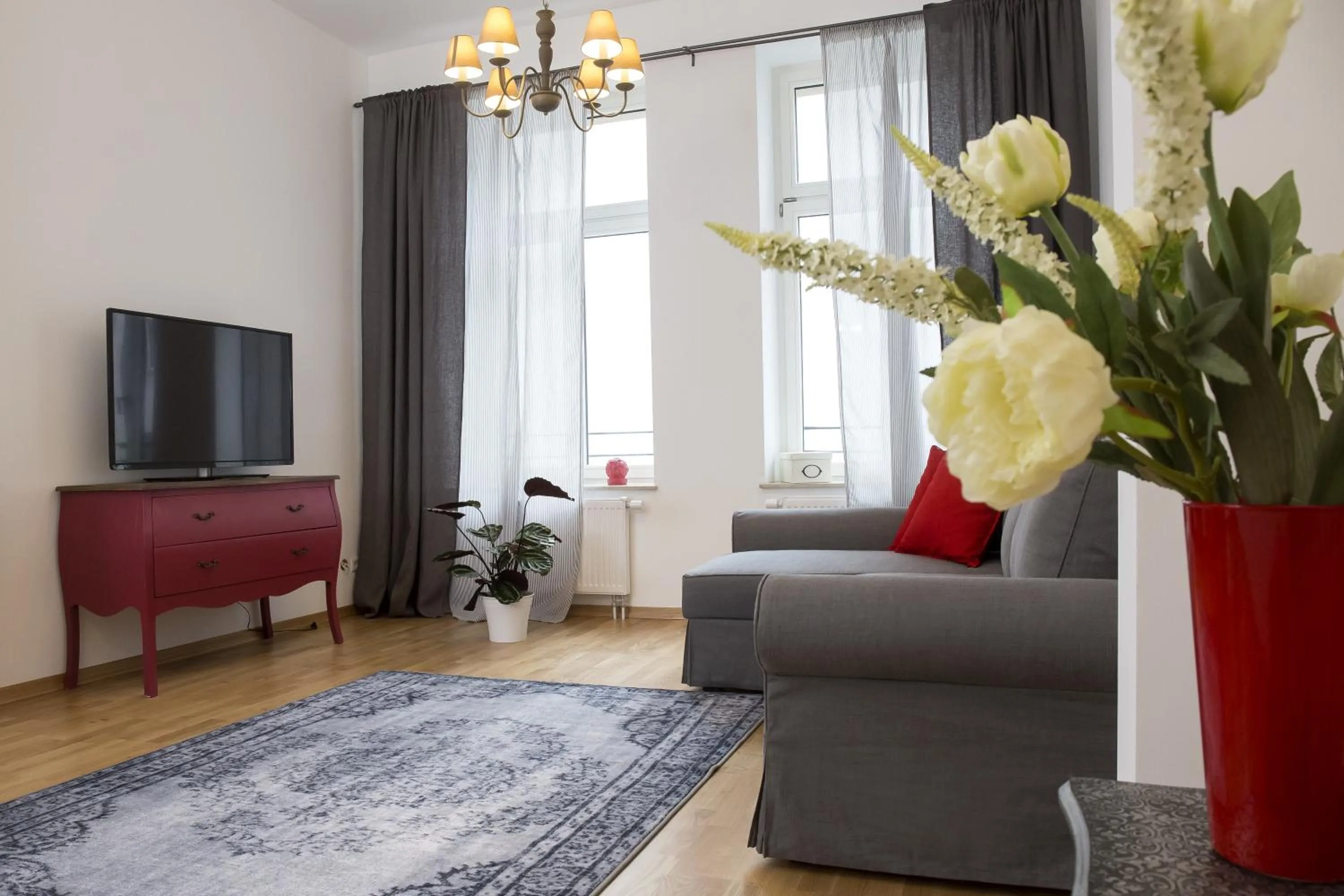 Living room in Leon Apartments