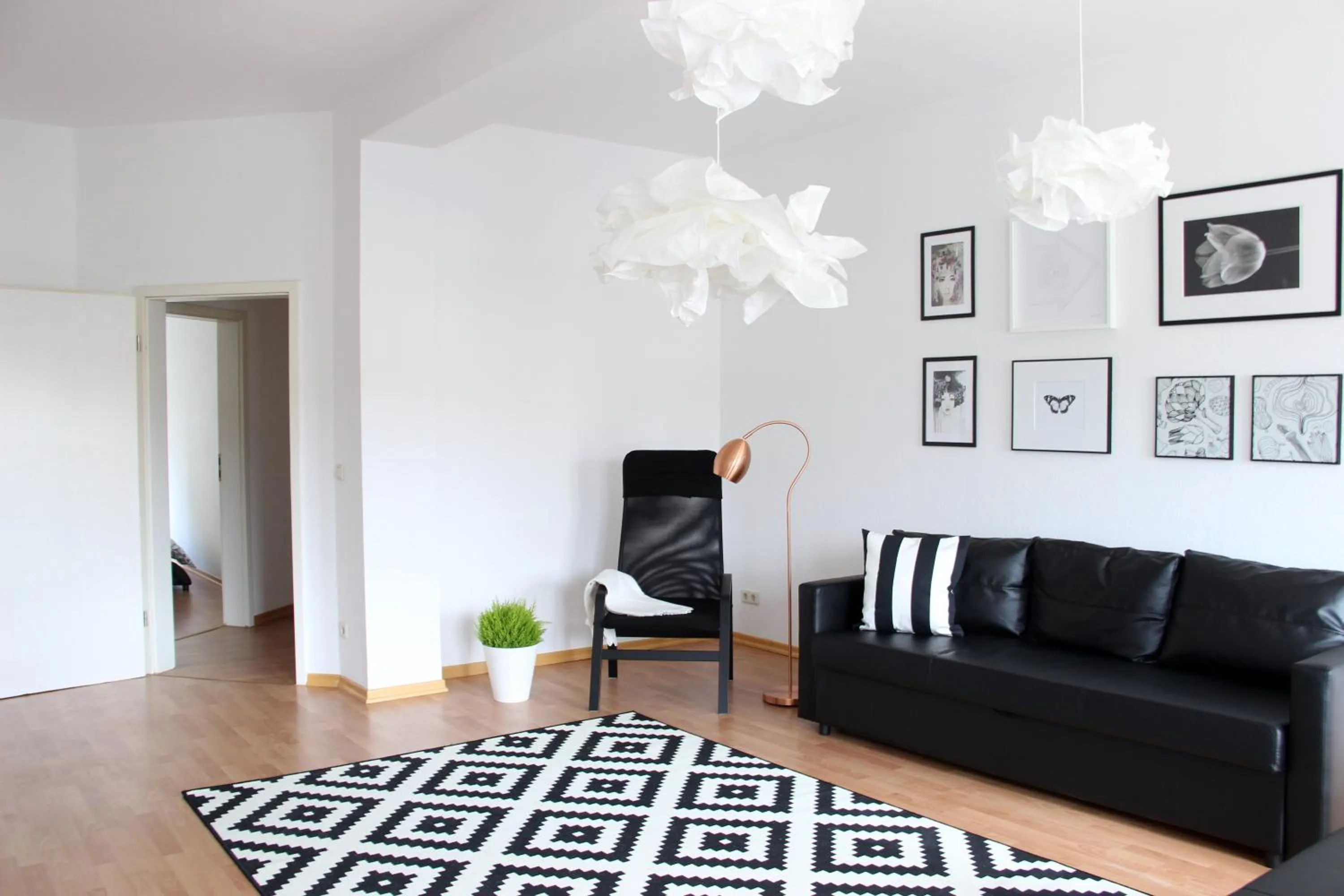 Living room in Leon Apartments