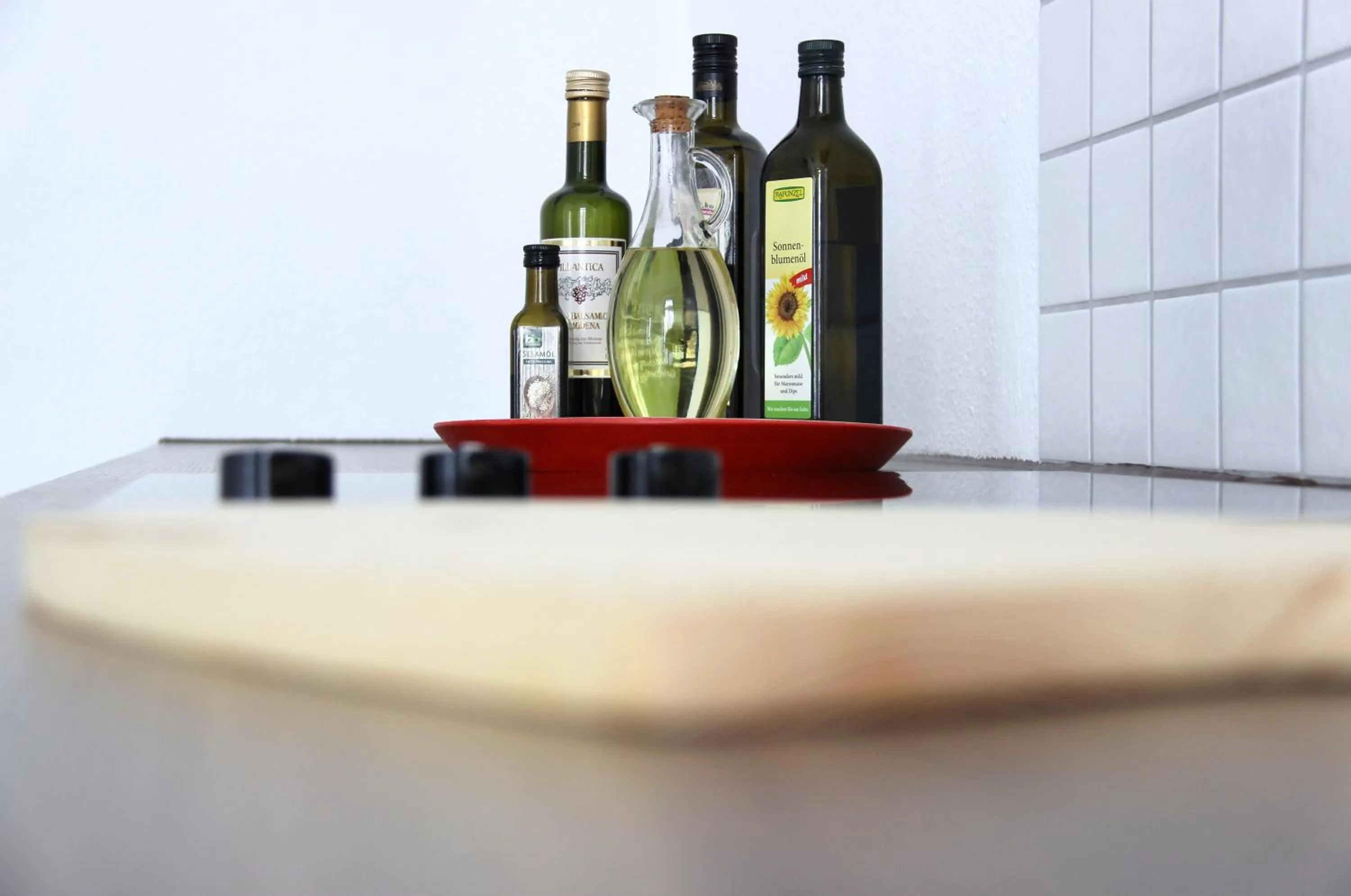 Kitchen or kitchenette in Leon Apartments