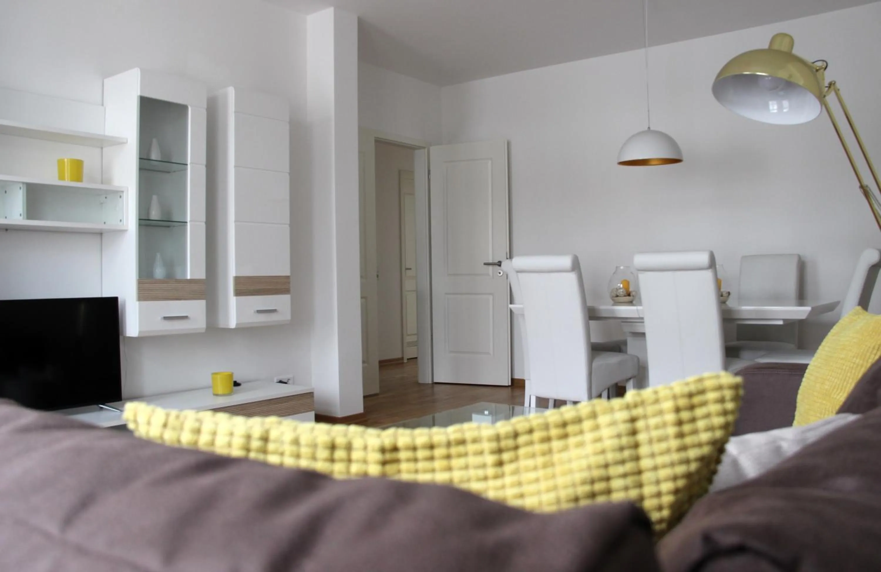 Living room in Leon Apartments