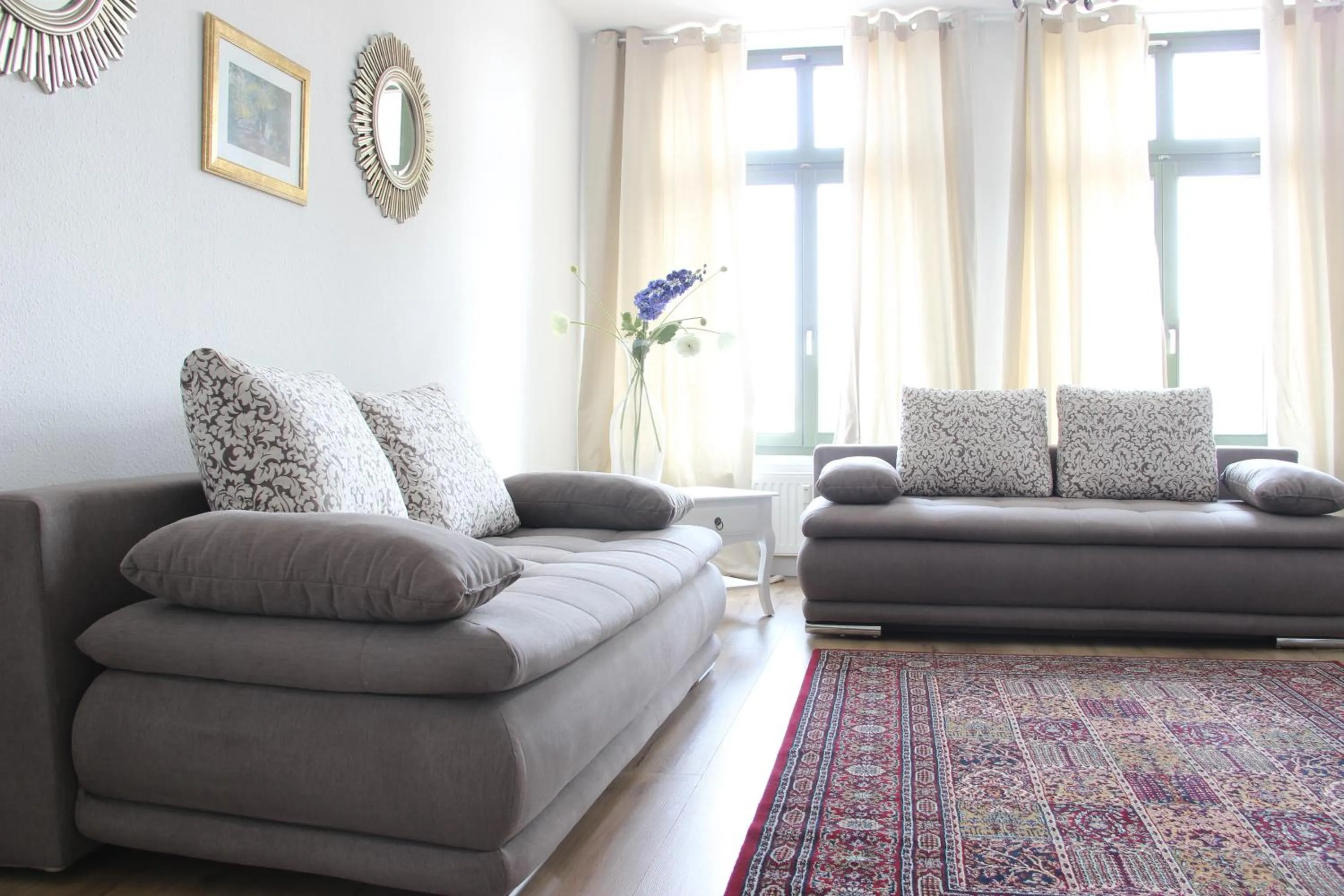 Living room in Leon Apartments
