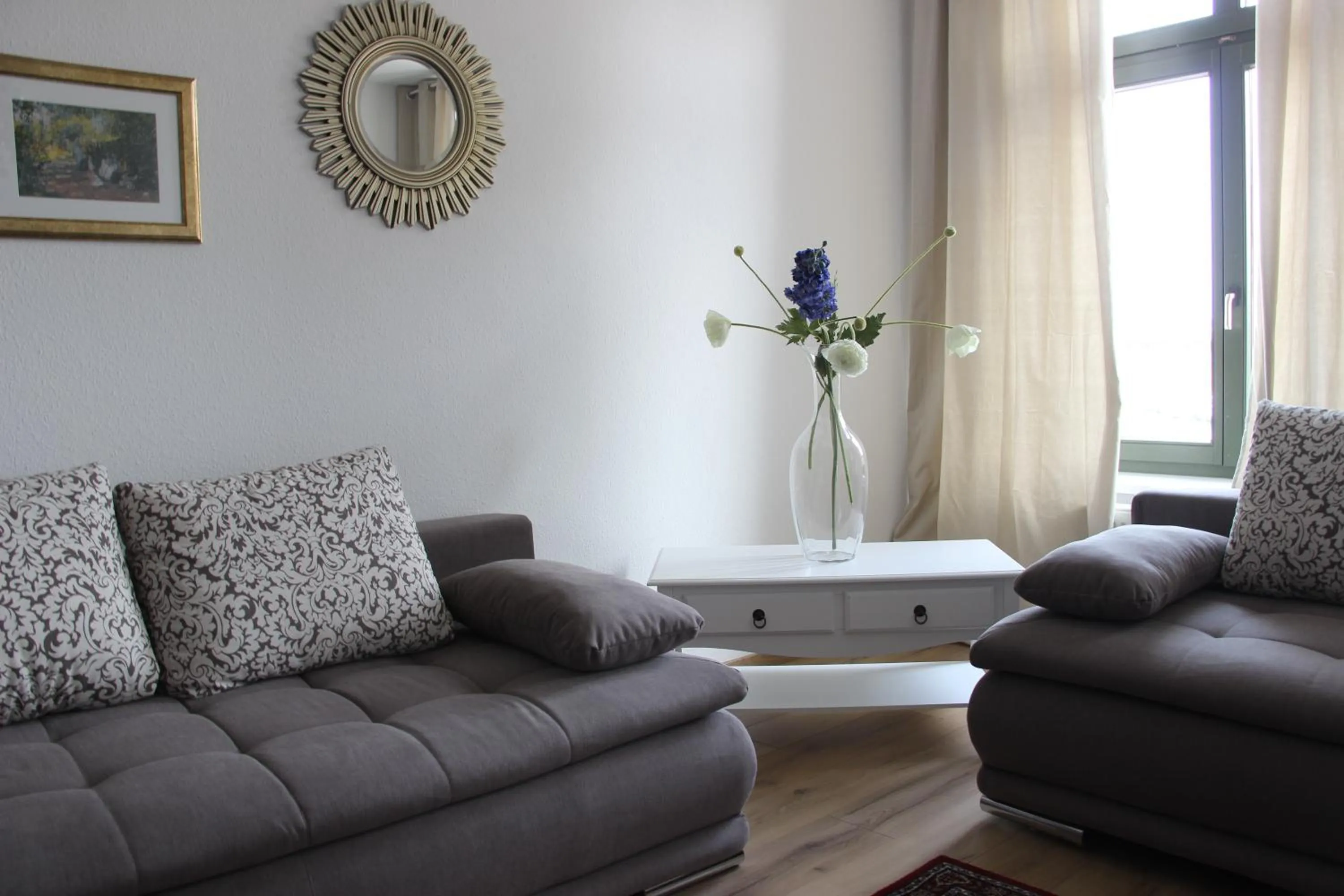 Living room in Leon Apartments