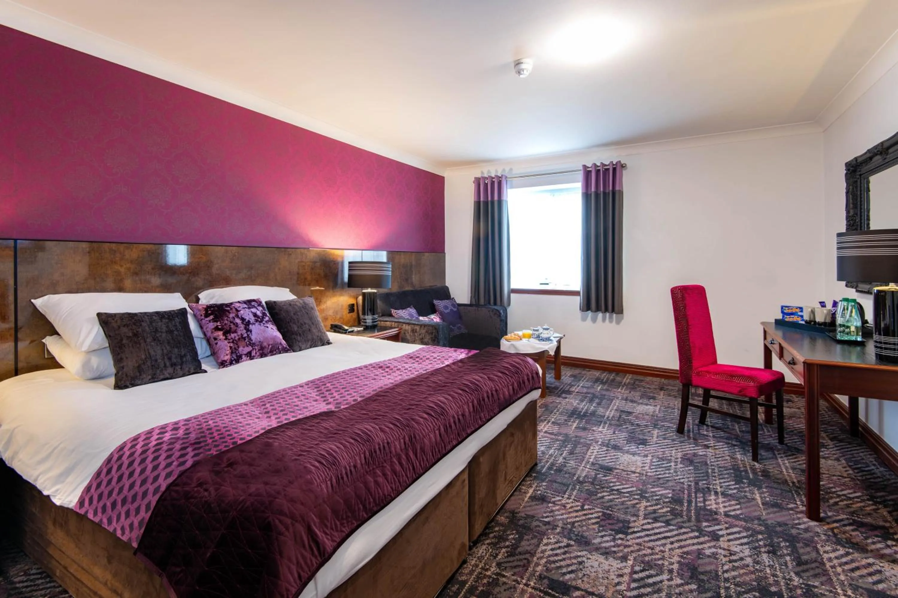 Bedroom in The Victoria Hotel Manchester by Compass Hospitality