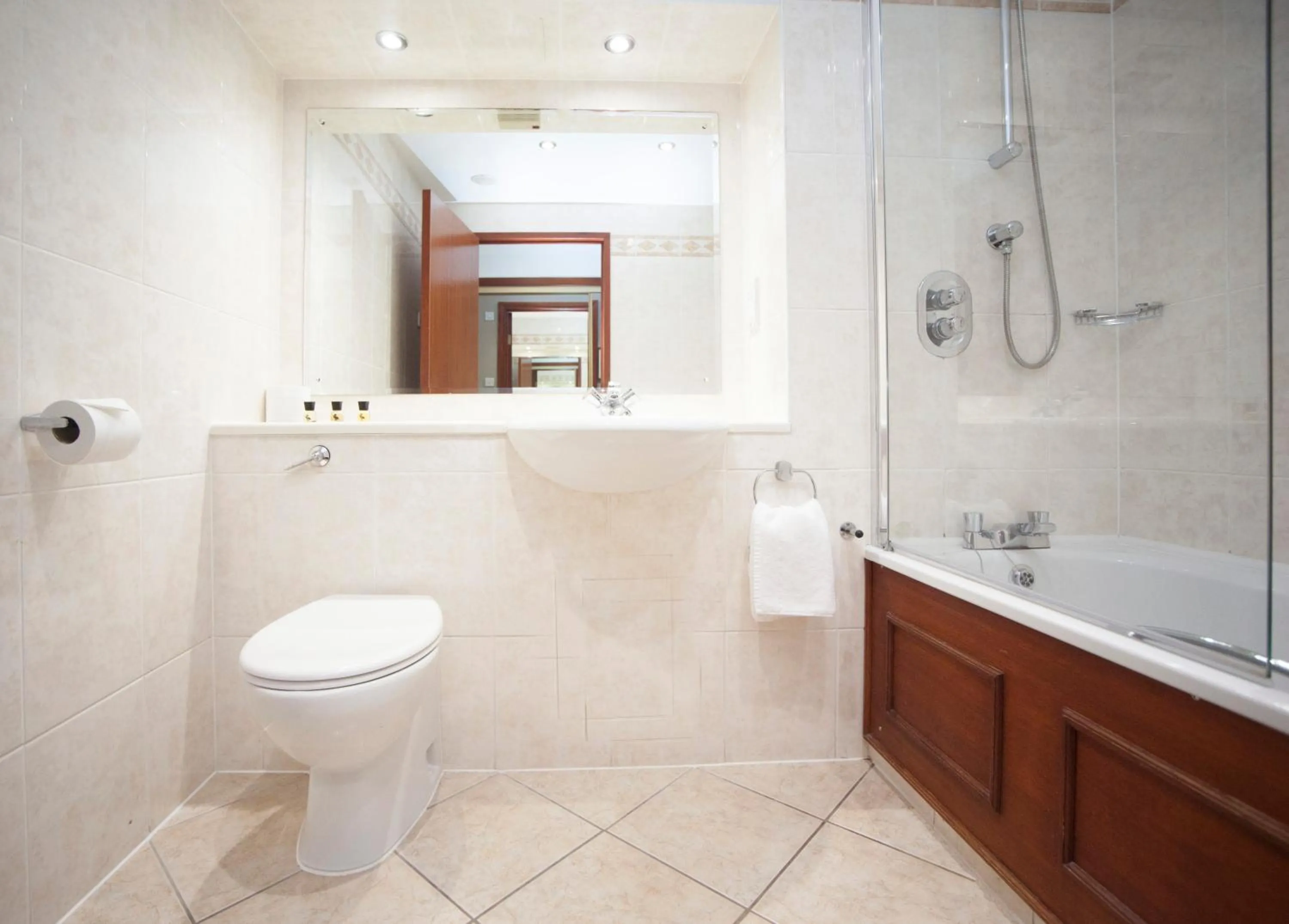 Bathroom in The Victoria Hotel Manchester by Compass Hospitality