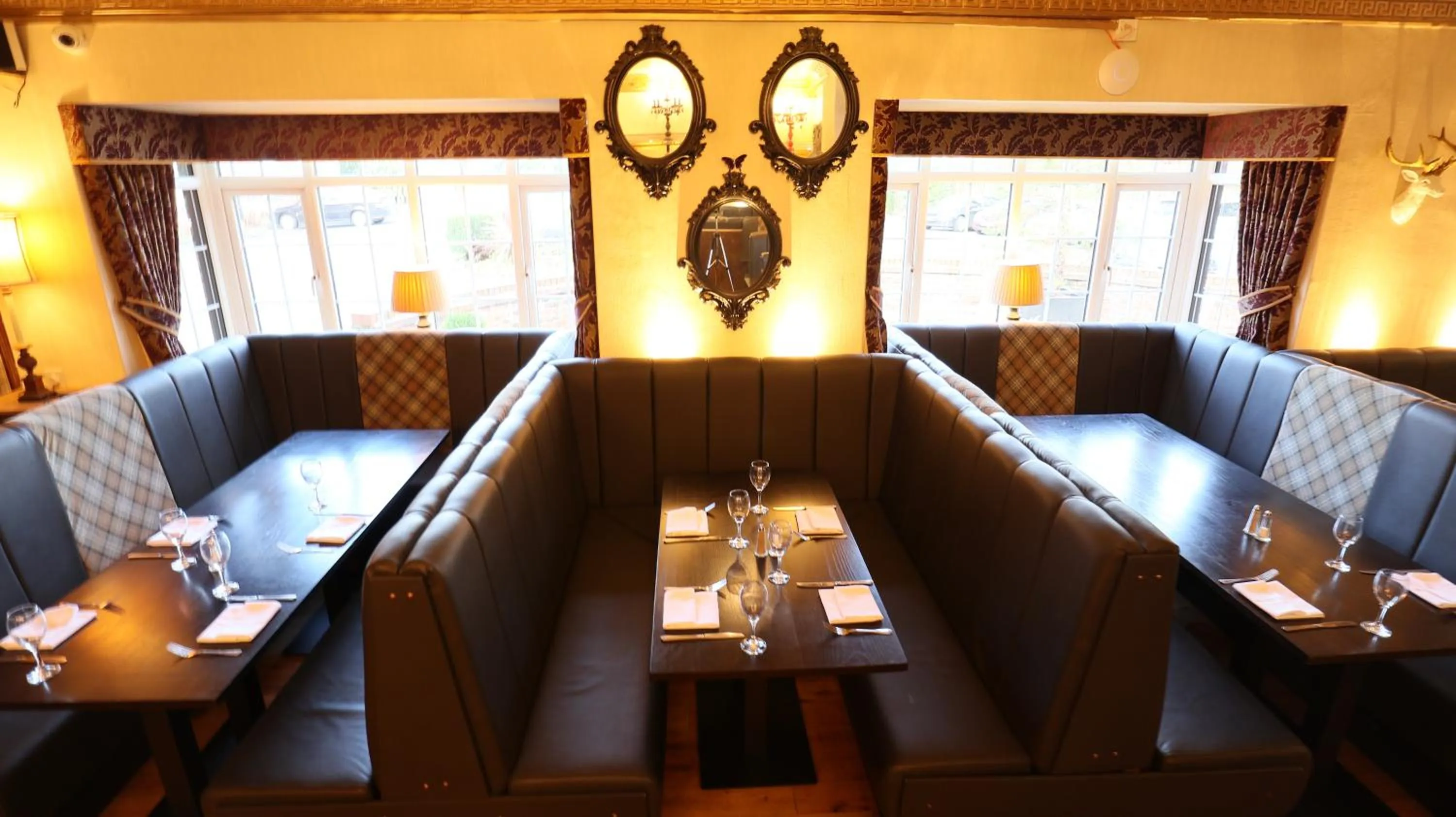 Dining area in The Victoria Hotel Manchester by Compass Hospitality