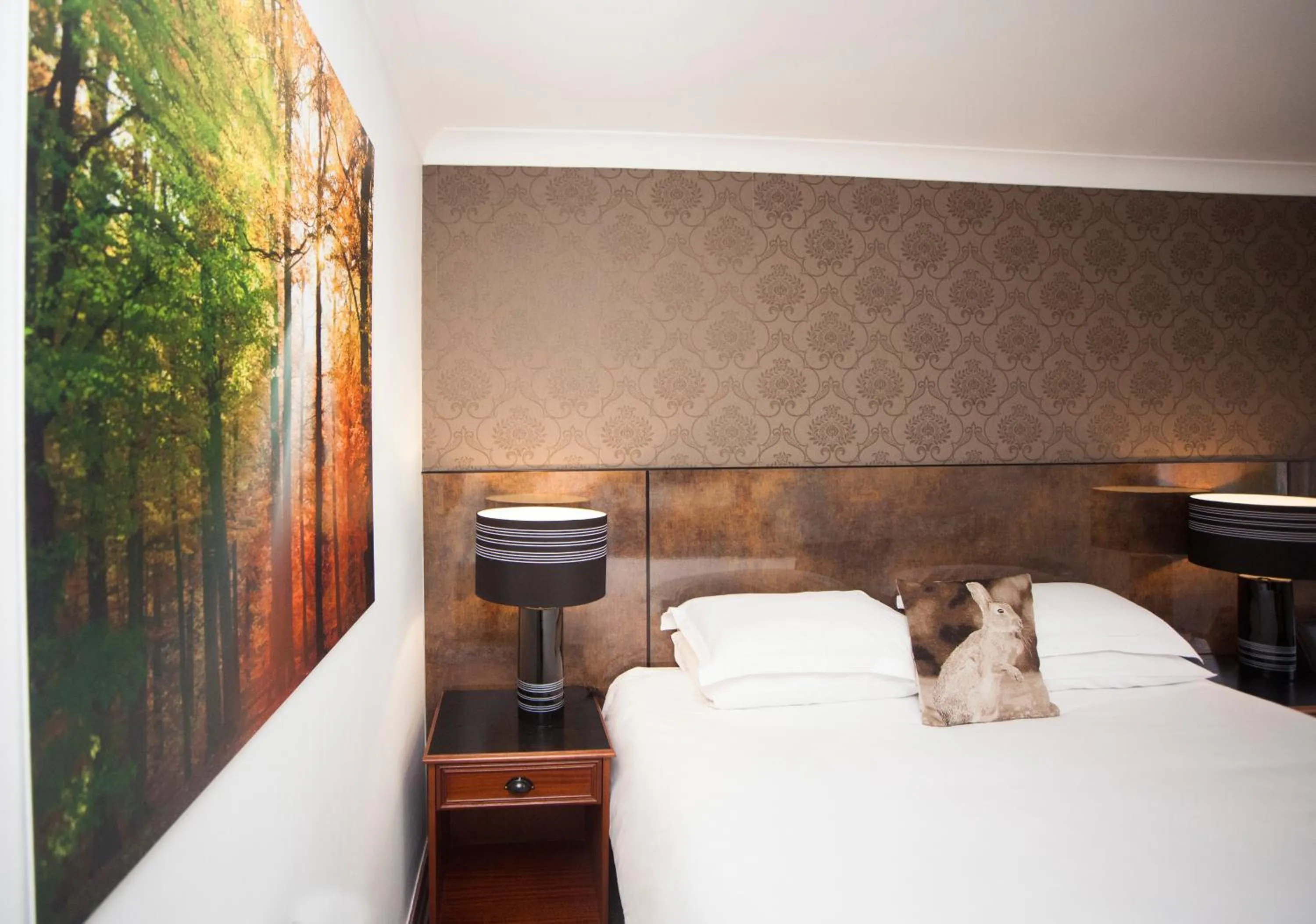 Bedroom in The Victoria Hotel Manchester by Compass Hospitality