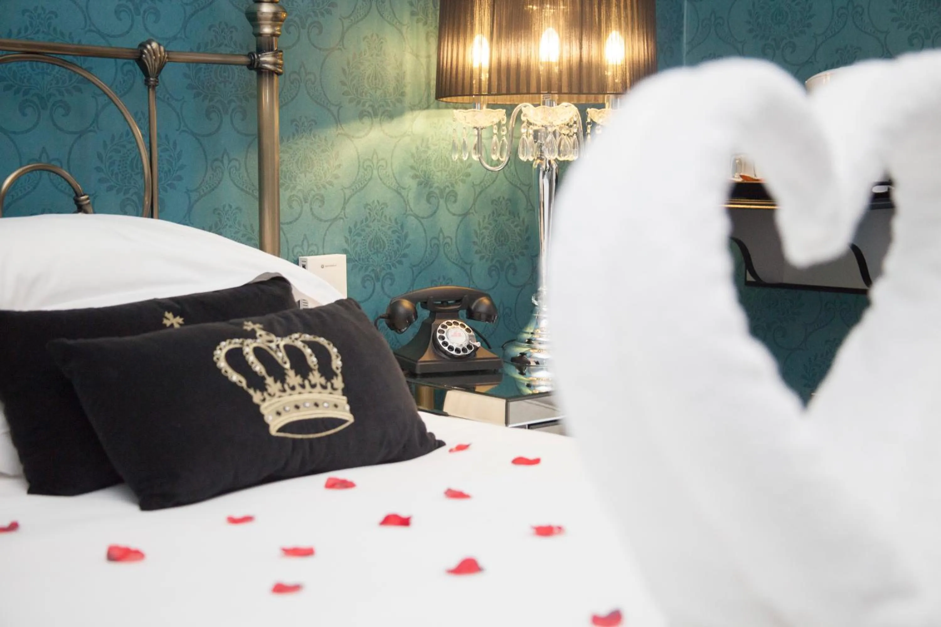 Bed in The Victoria Hotel Manchester by Compass Hospitality