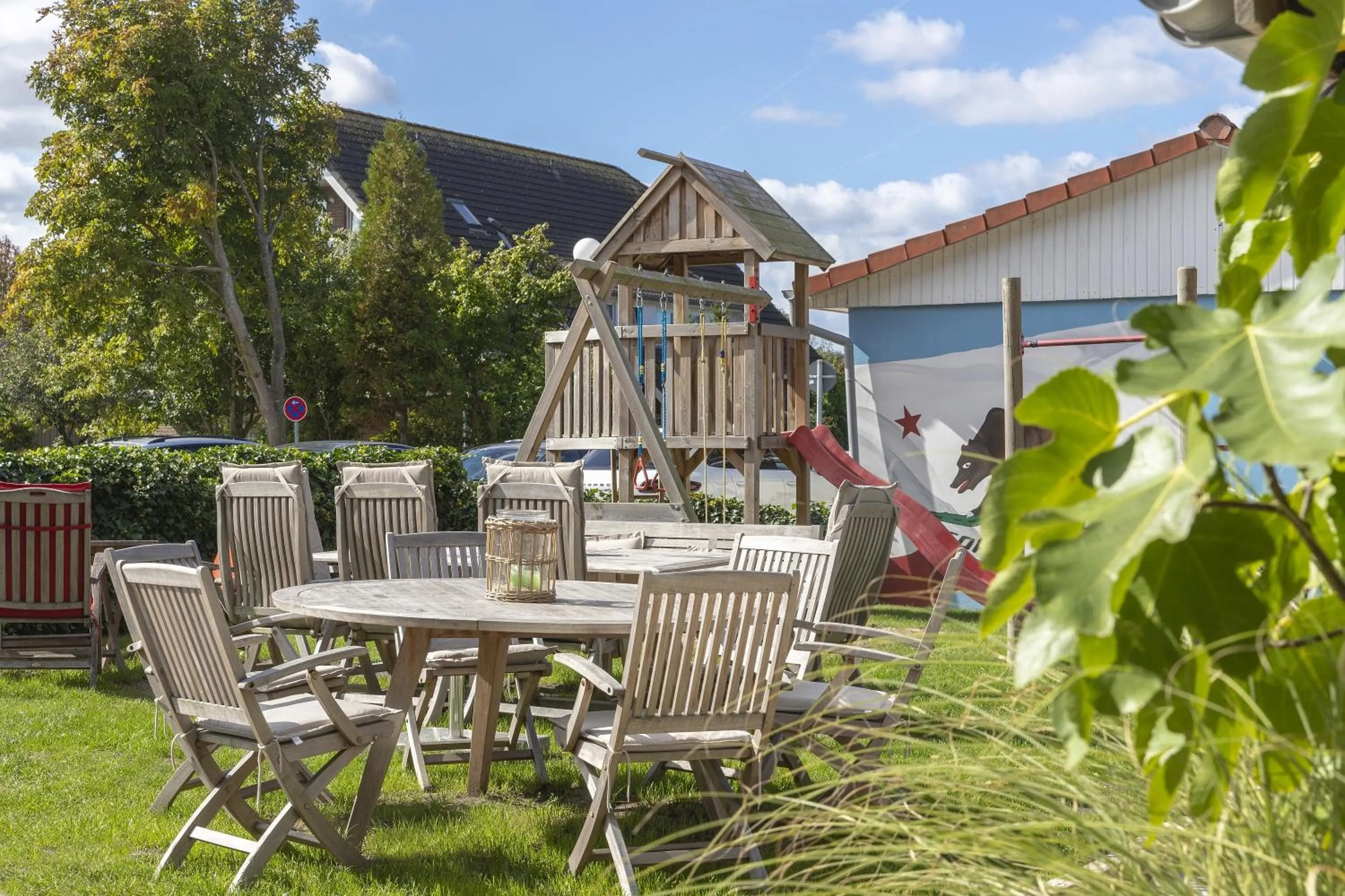 Children play ground in Beach Hotel California
