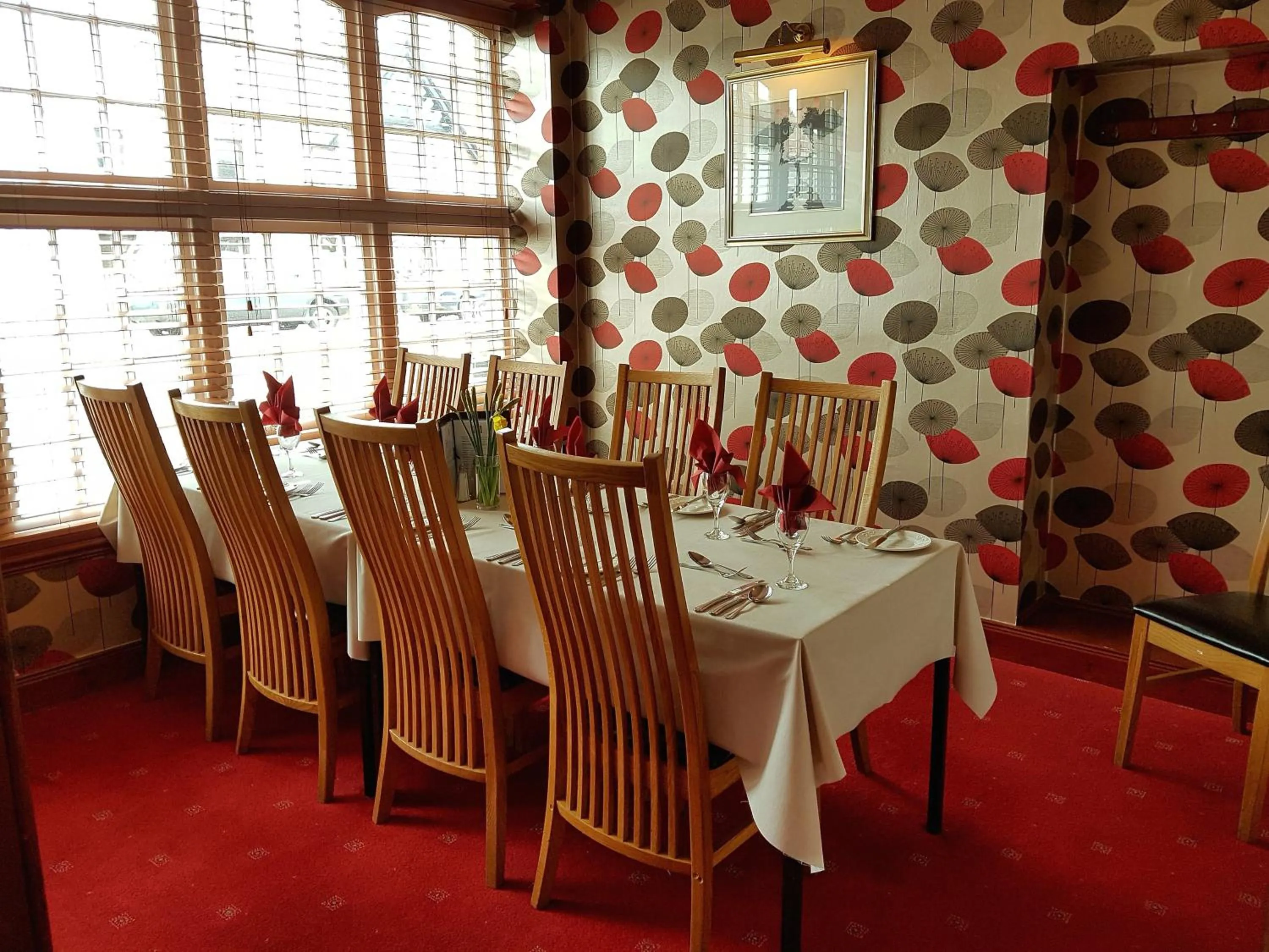Dining area in The Panmure Arms Hotel