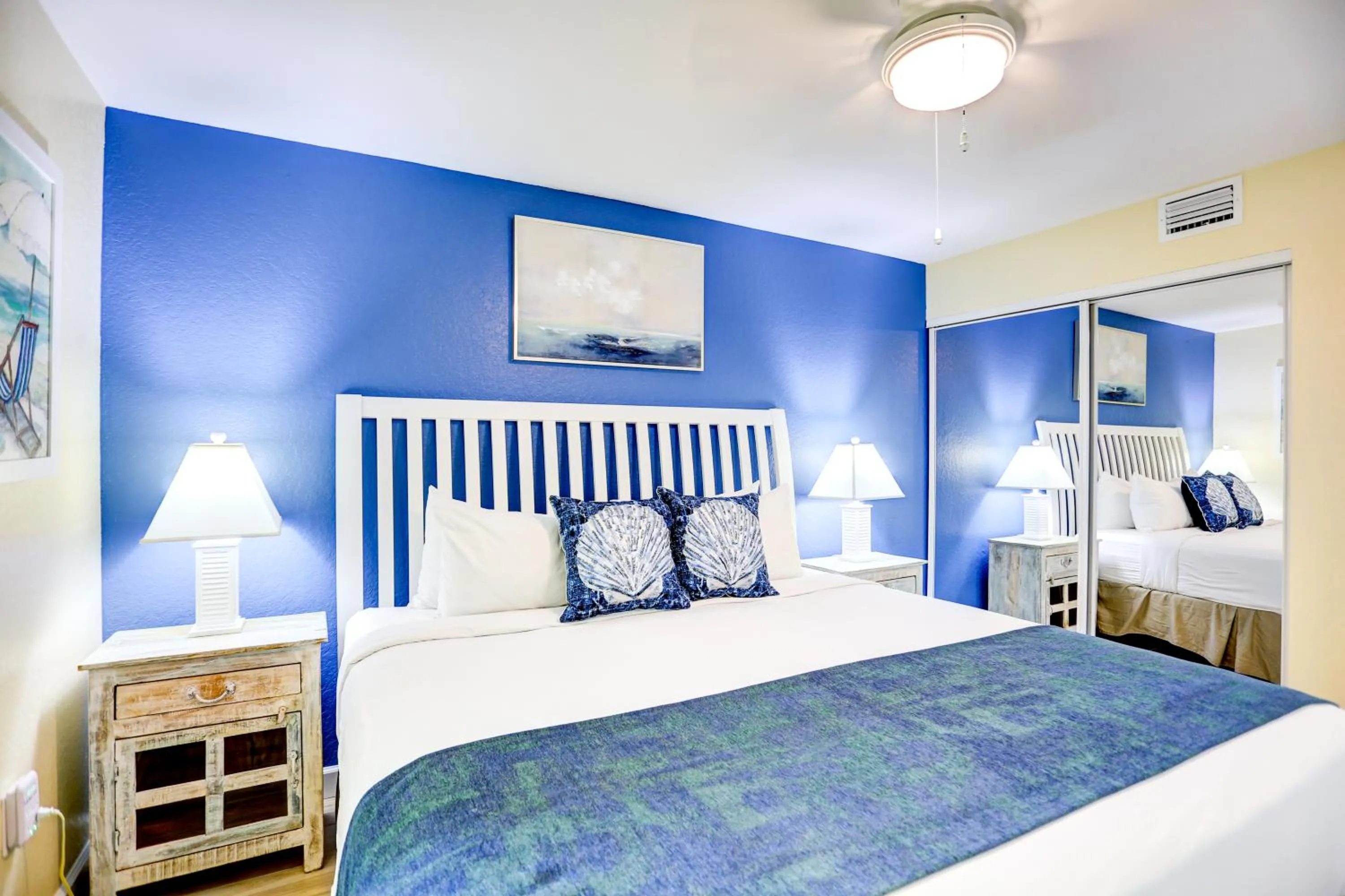 Bed in South Beach Condo Hotel by Travel Resort Services, Inc.