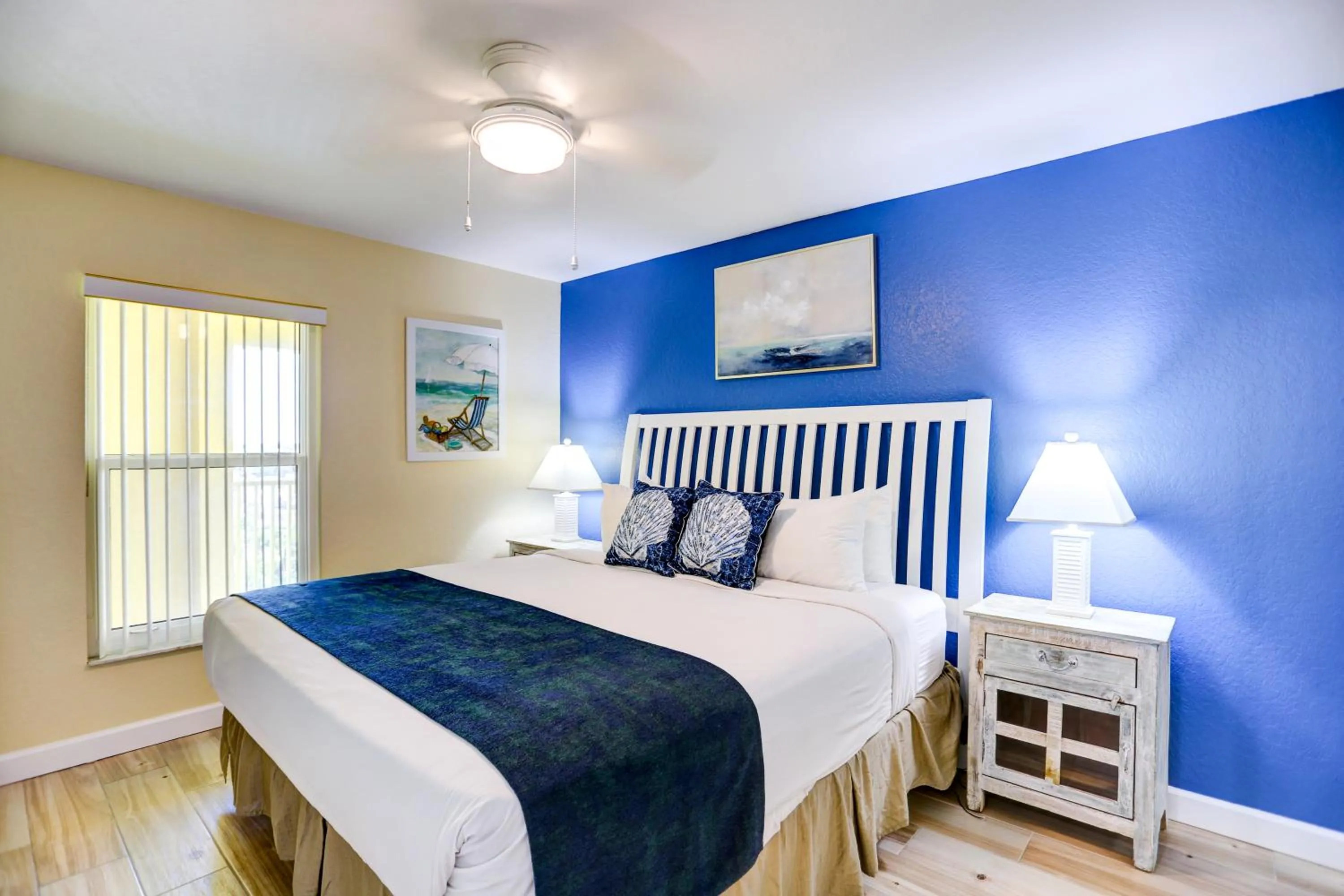 Bed in South Beach Condo Hotel by Travel Resort Services, Inc.