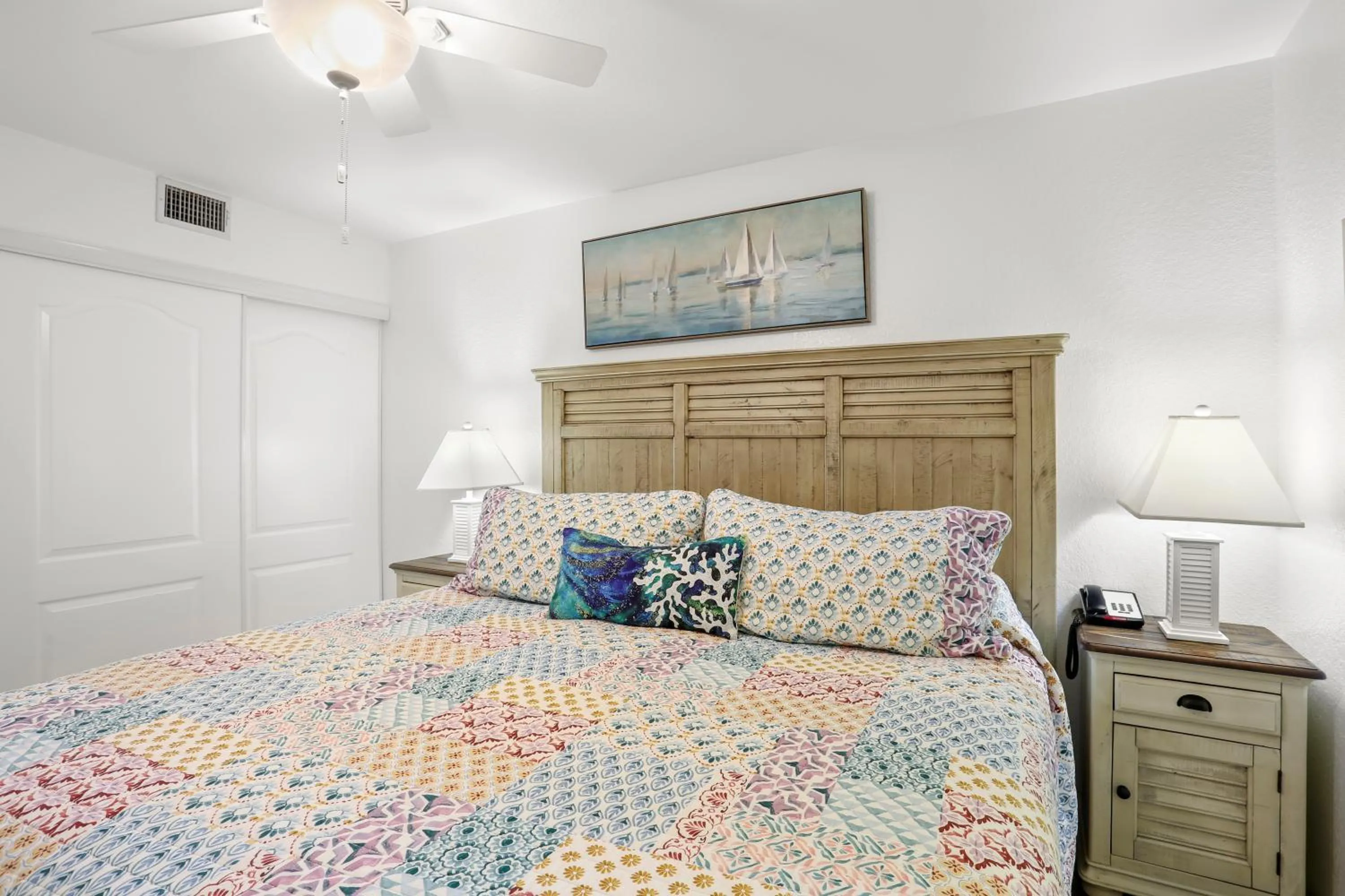 Bed in South Beach Condo Hotel by Travel Resort Services, Inc.