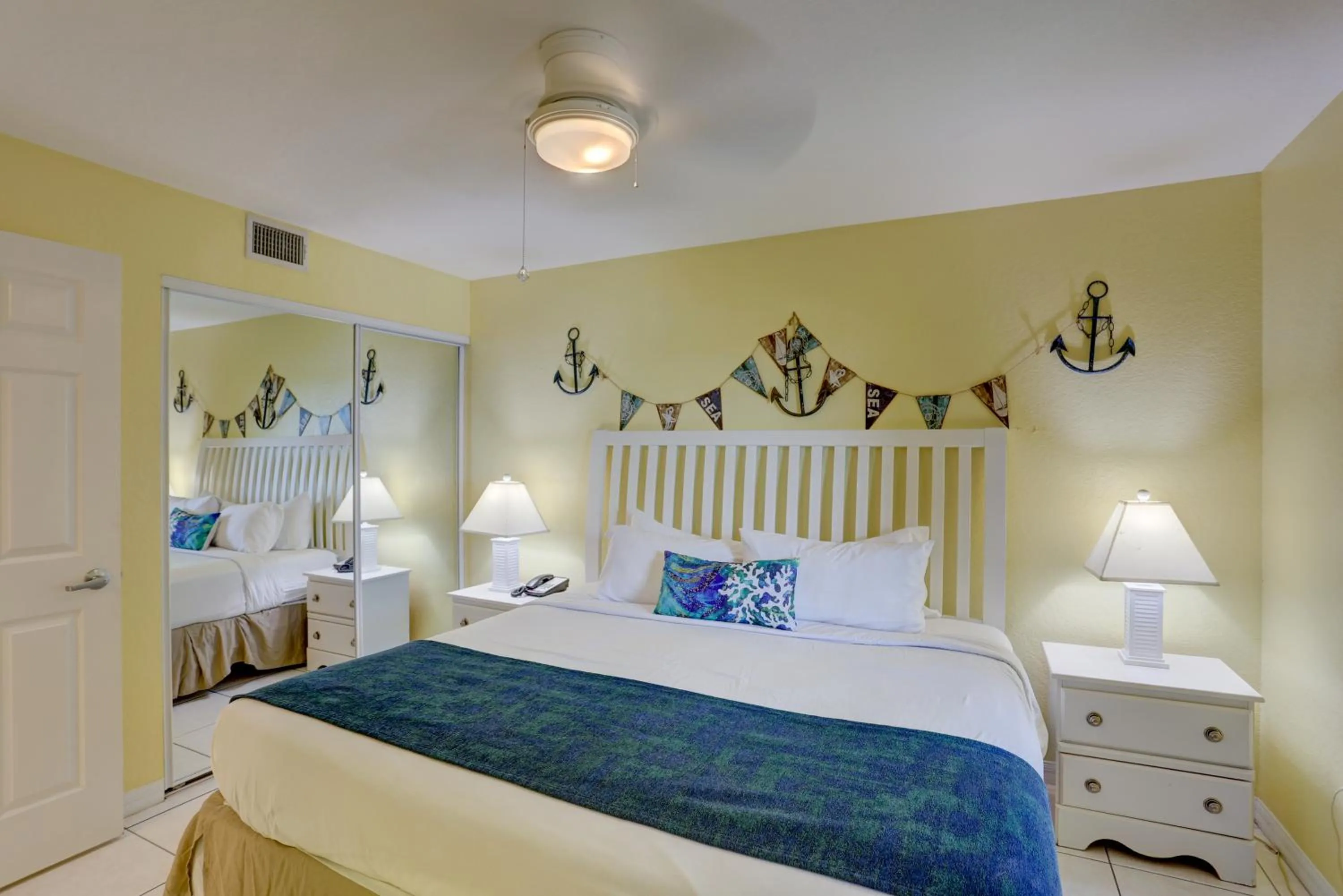 Bed in South Beach Condo Hotel by Travel Resort Services, Inc.