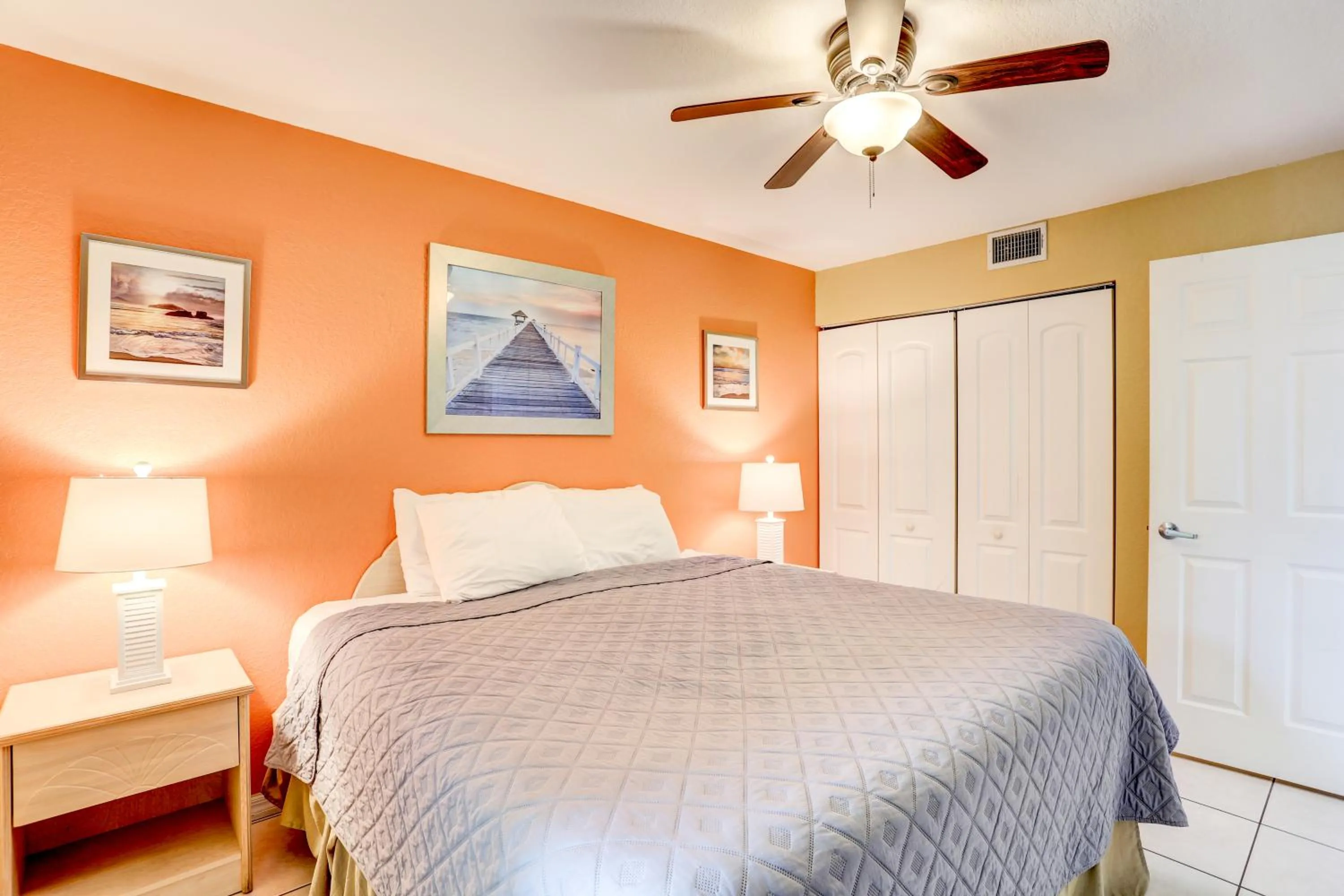 Bed in South Beach Condo Hotel by Travel Resort Services, Inc.